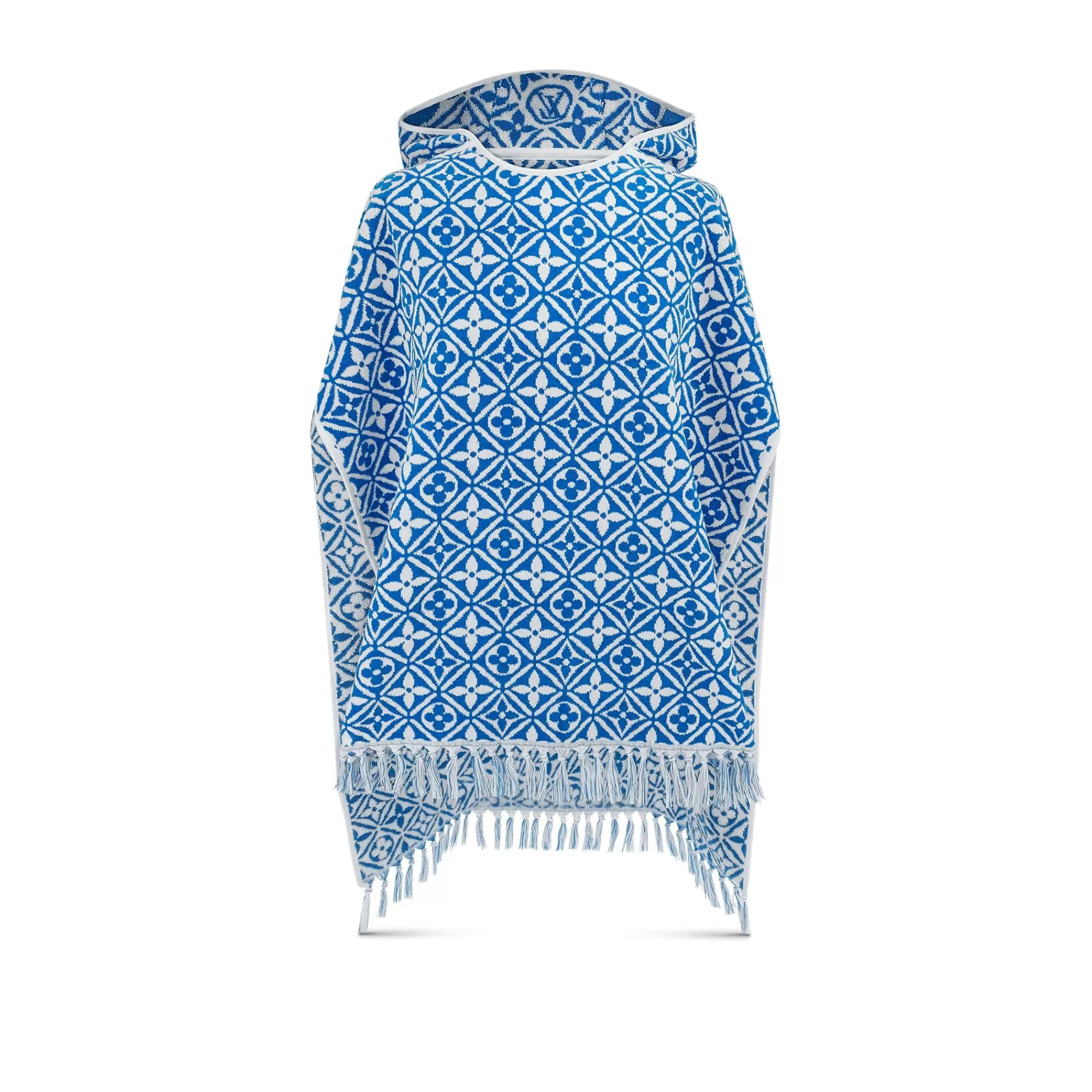 Cheap Louis Vuitton Monogram Flower Tile Beach Cape Blue