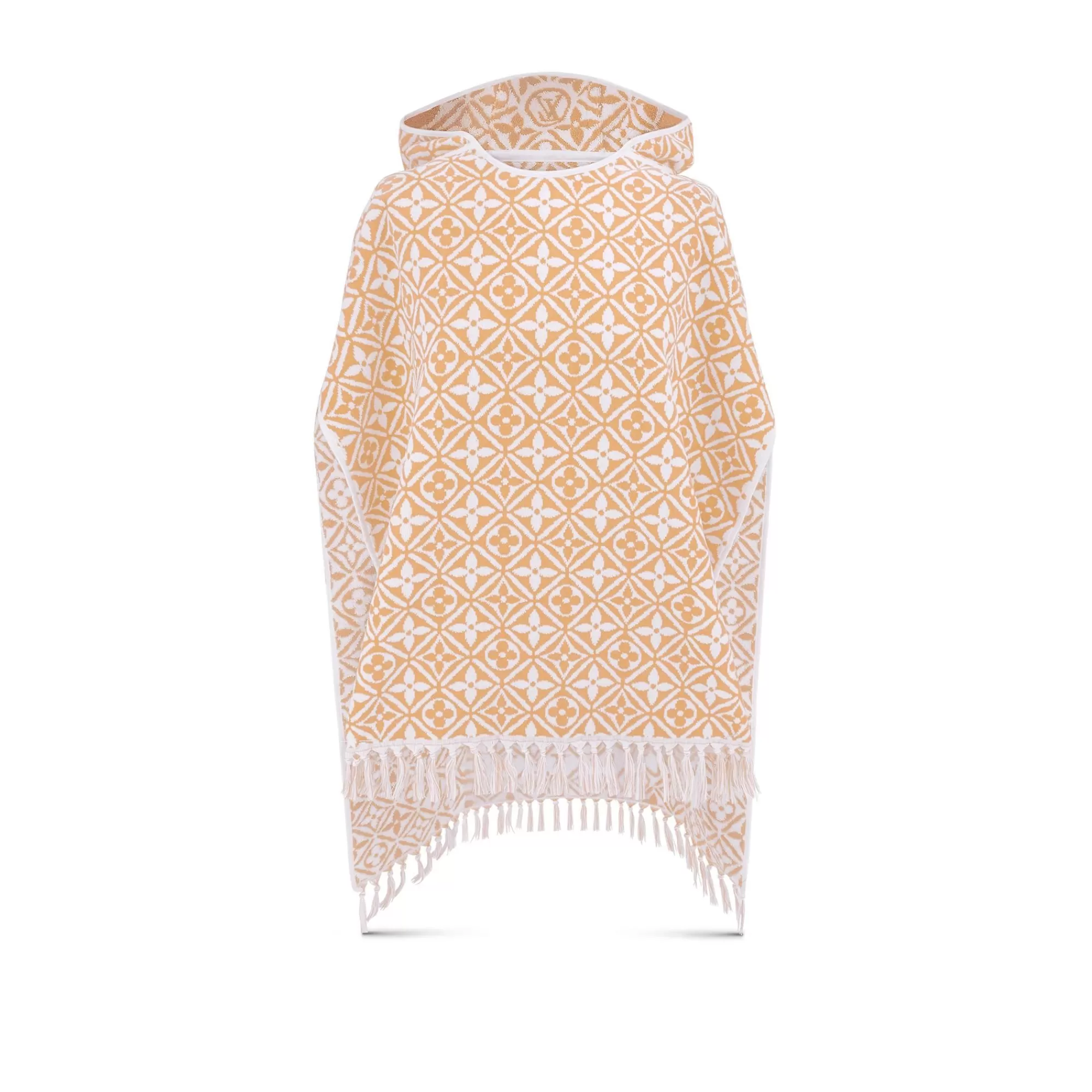 Shop Louis Vuitton Monogram Flower Tile Beach Cape Beige