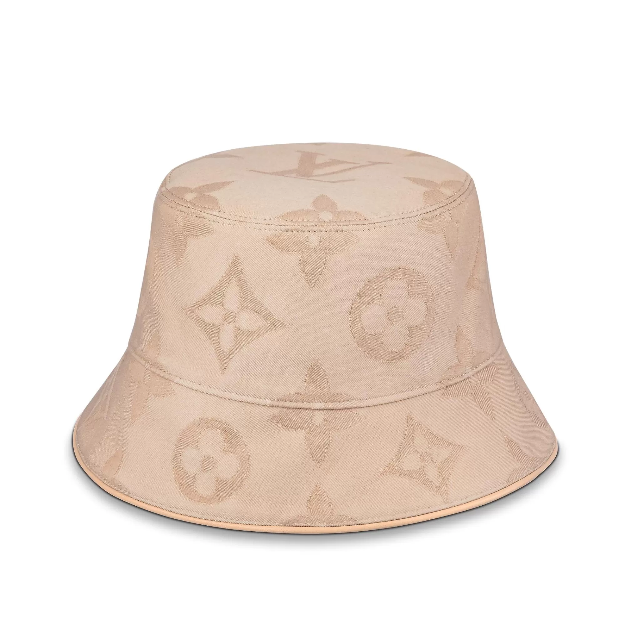 Best Louis Vuitton Monogram Flower Tile Hat Beige