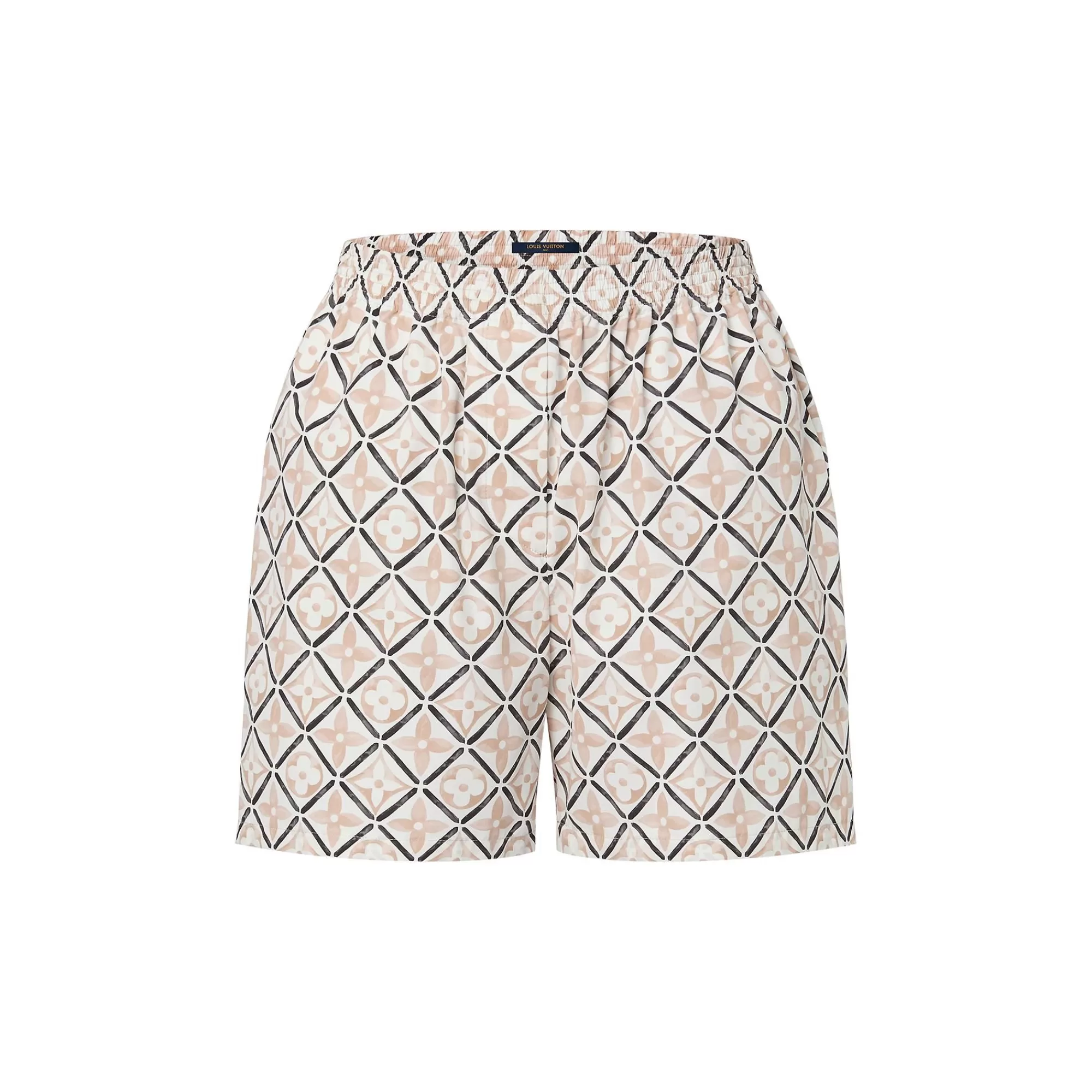 Hot Louis Vuitton Monogram Flower Tile Pajama Shorts