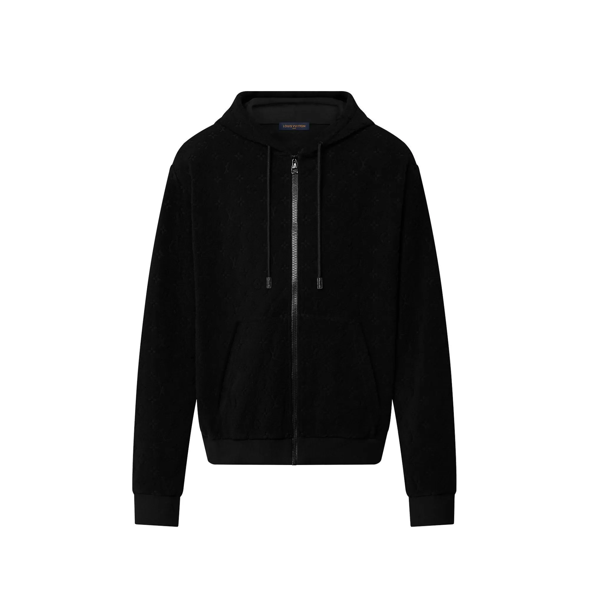 Sale Louis Vuitton Monogram French Terry Zip-Through Hoodie