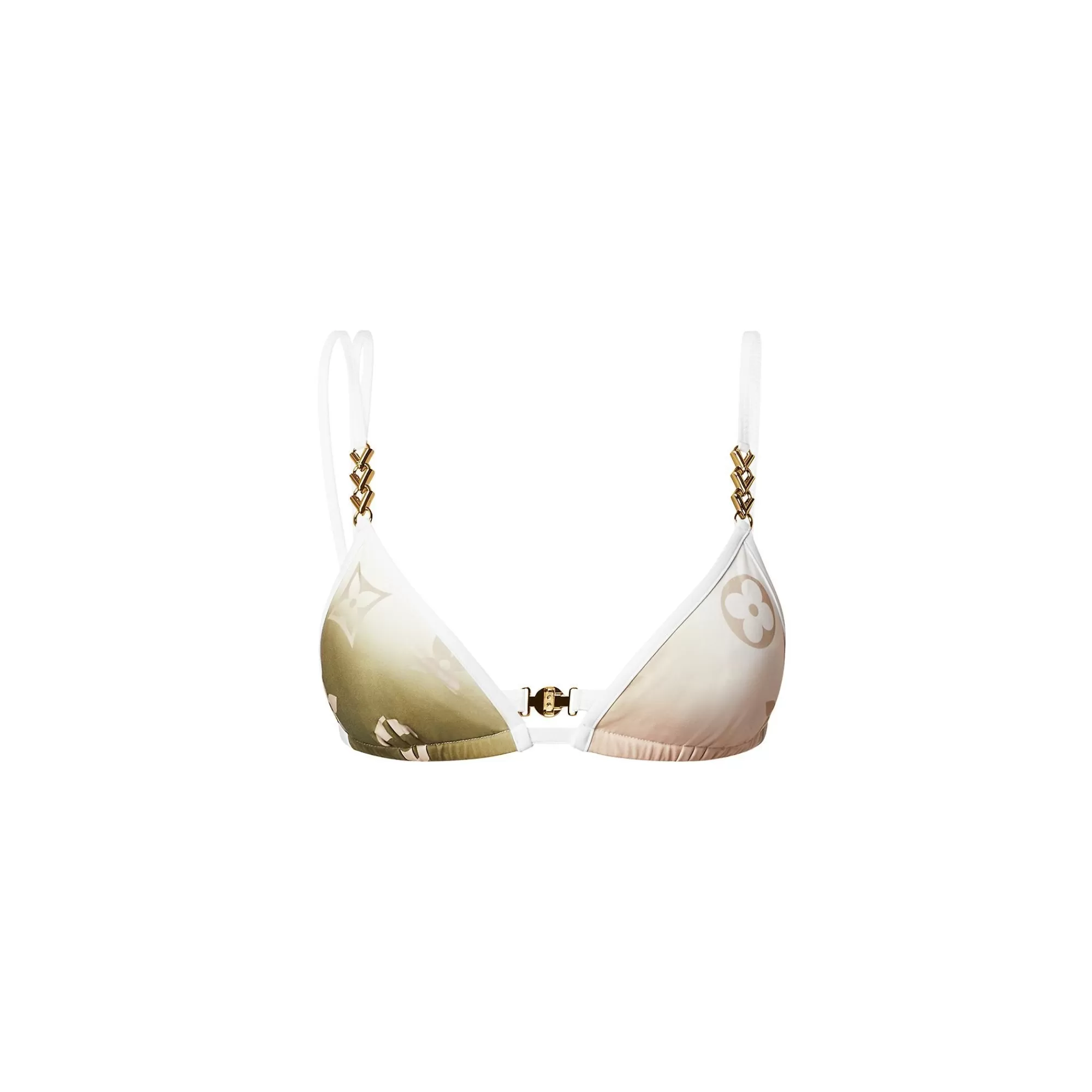 Cheap Louis Vuitton Monogram Gradient Bikini Top Beige