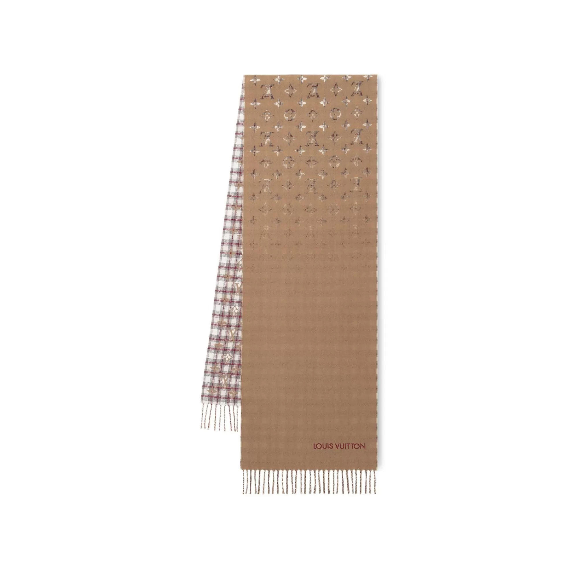Online Louis Vuitton Monogram Gradient Tartan Scarf