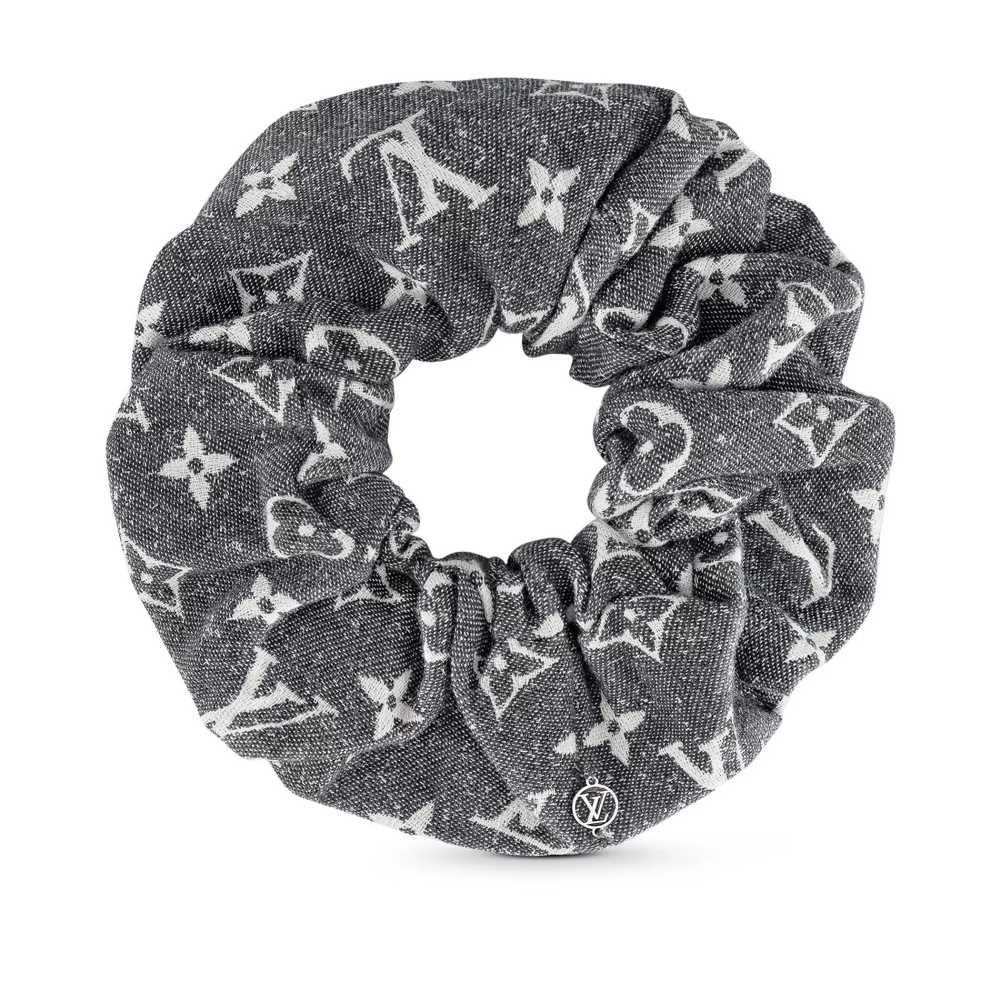 Discount Louis Vuitton Monogram Jacquard Denim Scrunchie