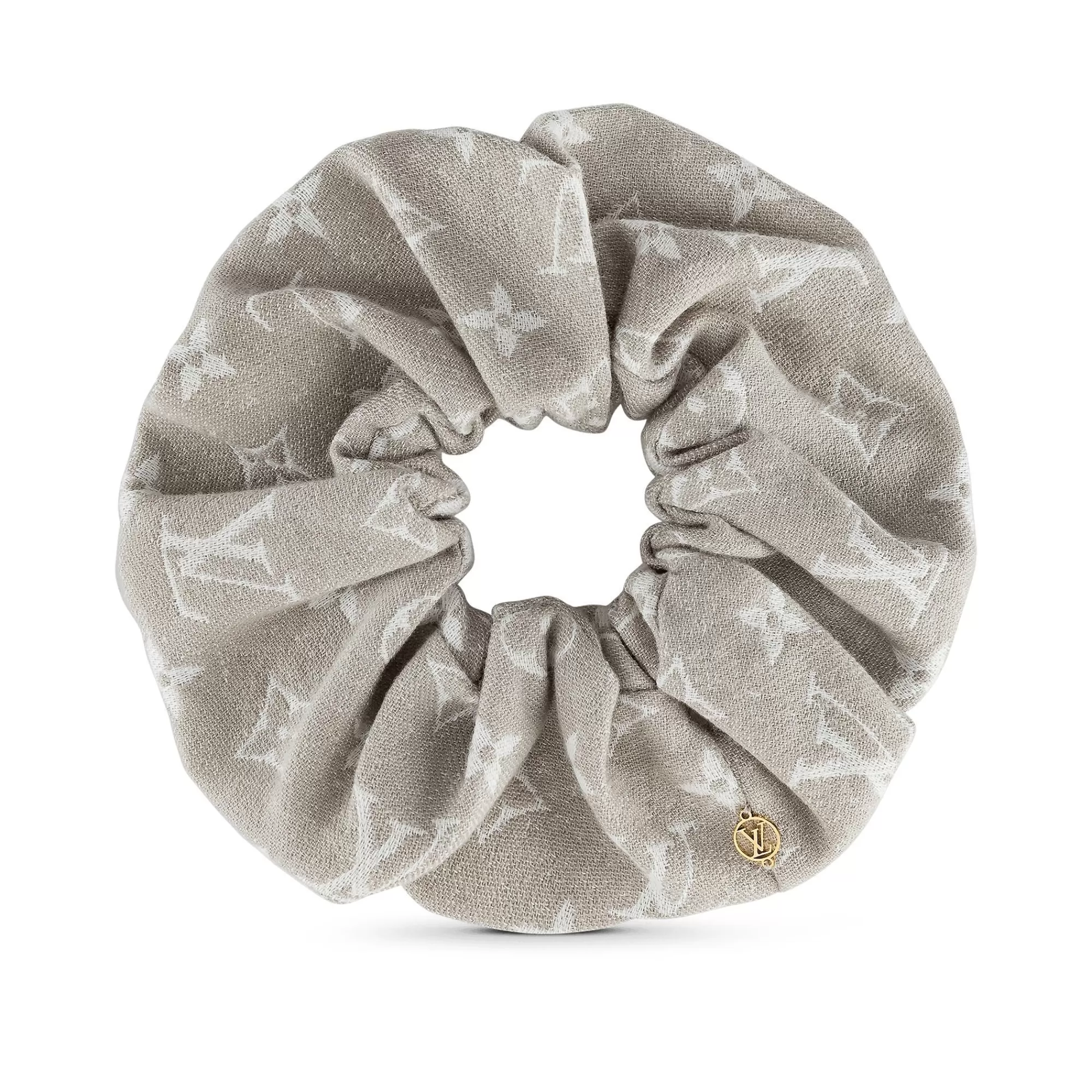 Fashion Louis Vuitton Monogram Jacquard Denim Scrunchy