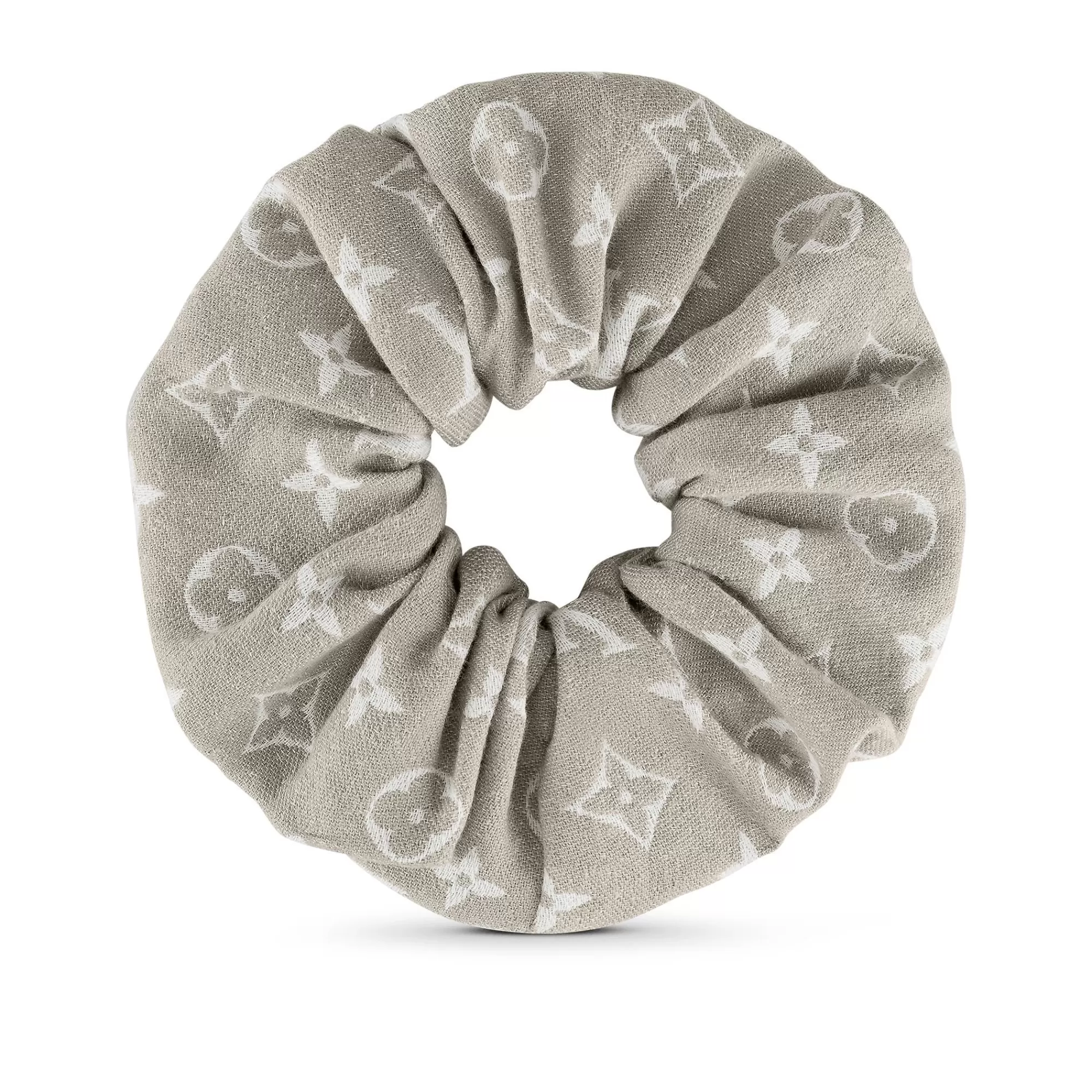 Fashion Louis Vuitton Monogram Jacquard Denim Scrunchy