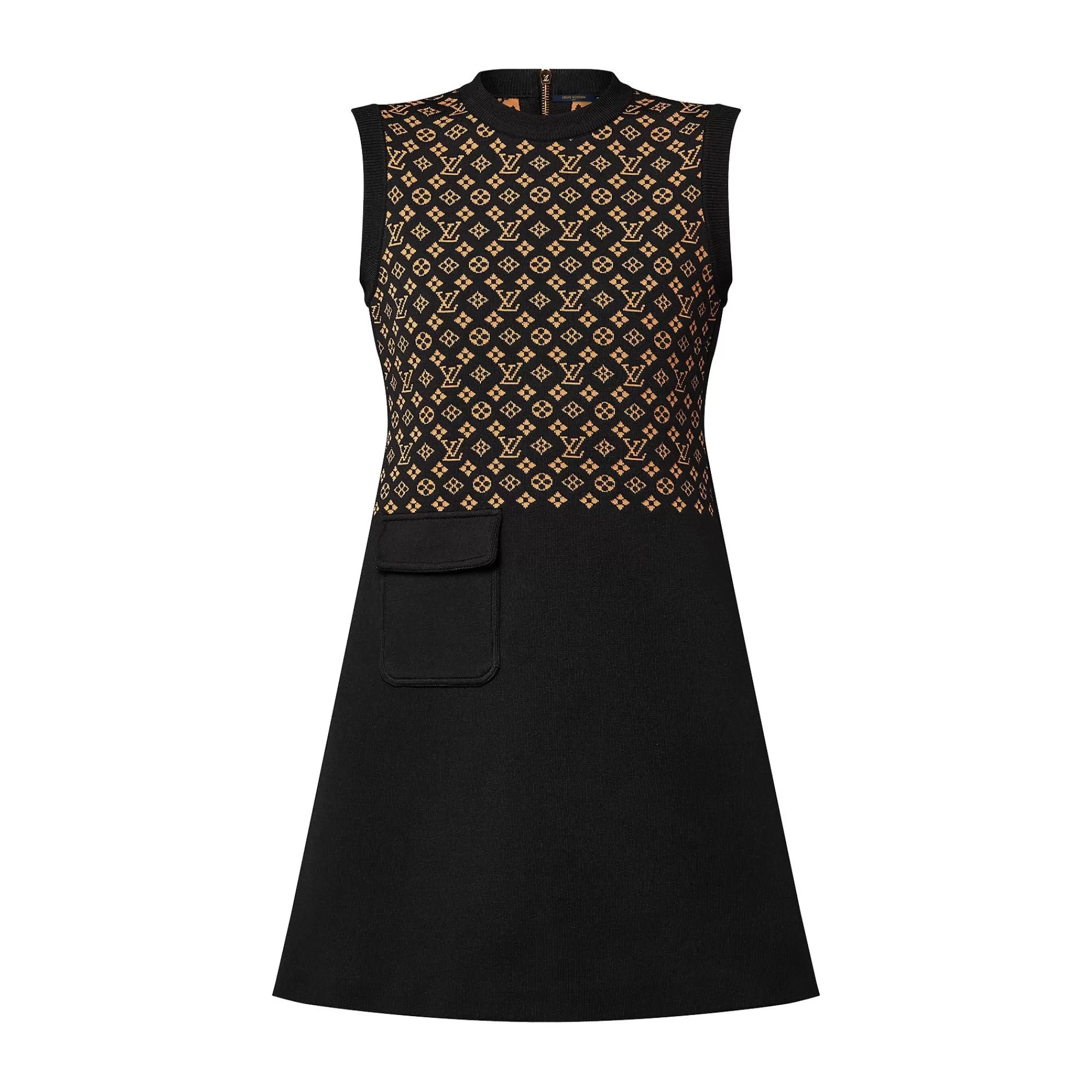 Cheap Louis Vuitton Monogram Jacquard Knit Dress