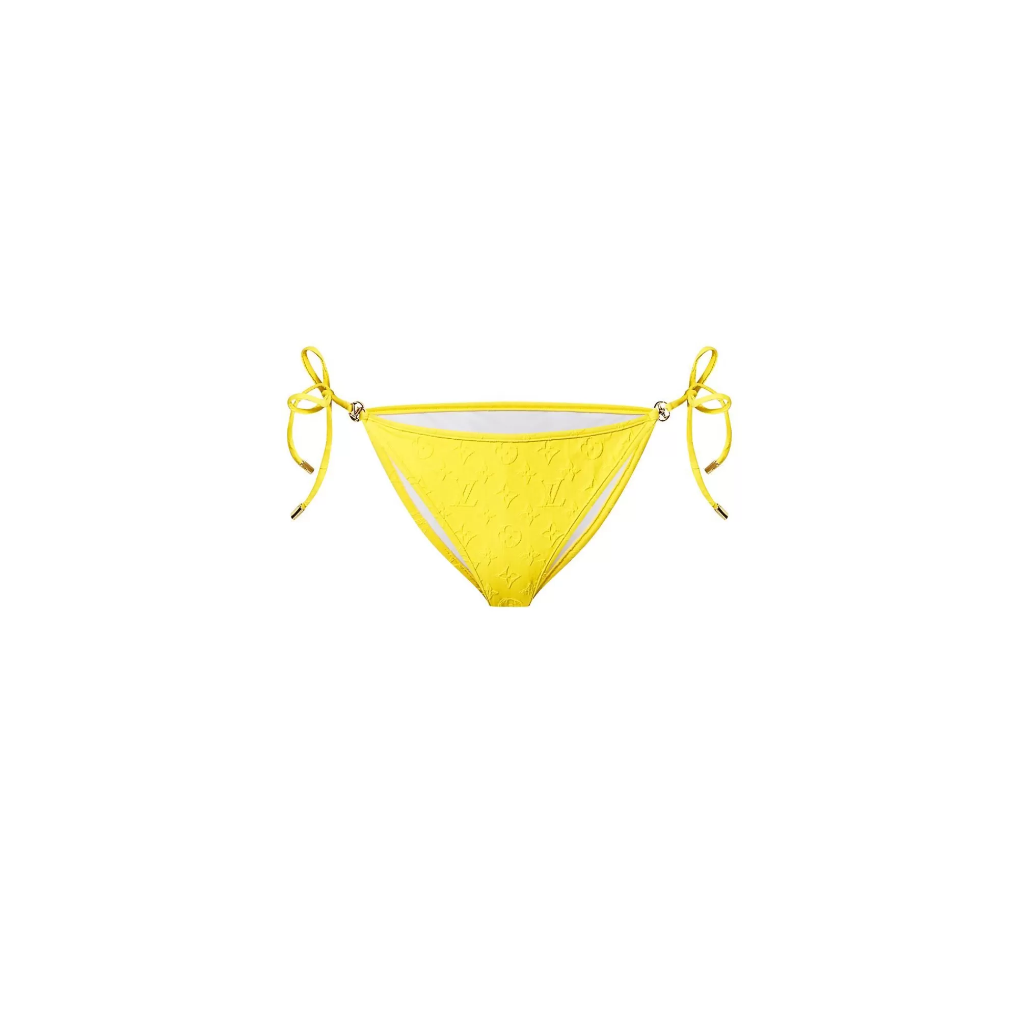 Shop Louis Vuitton Monogram Jacquard Self-Tie Bikini Bottoms