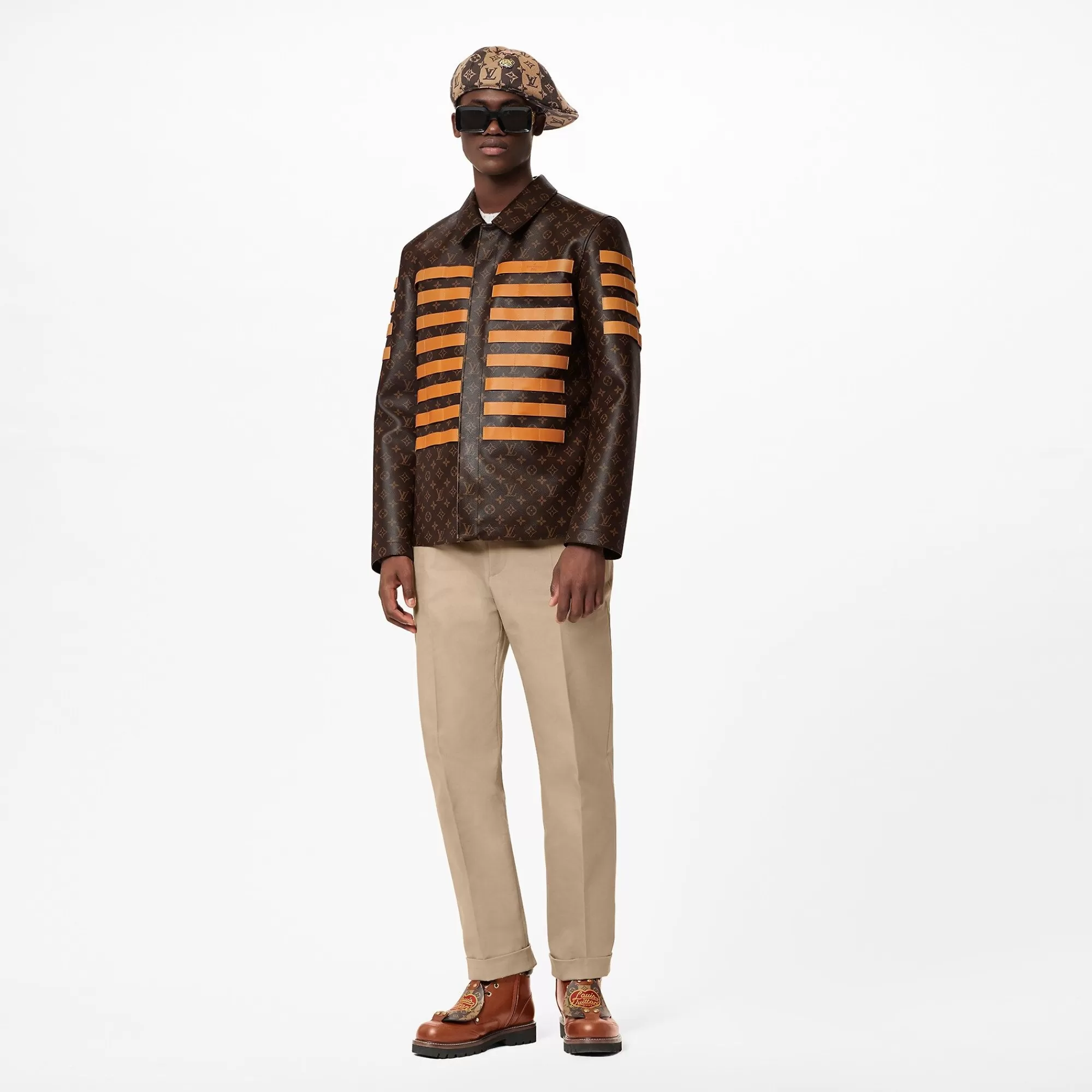 Outlet Louis Vuitton Monogram Lv Toile Military Jacket