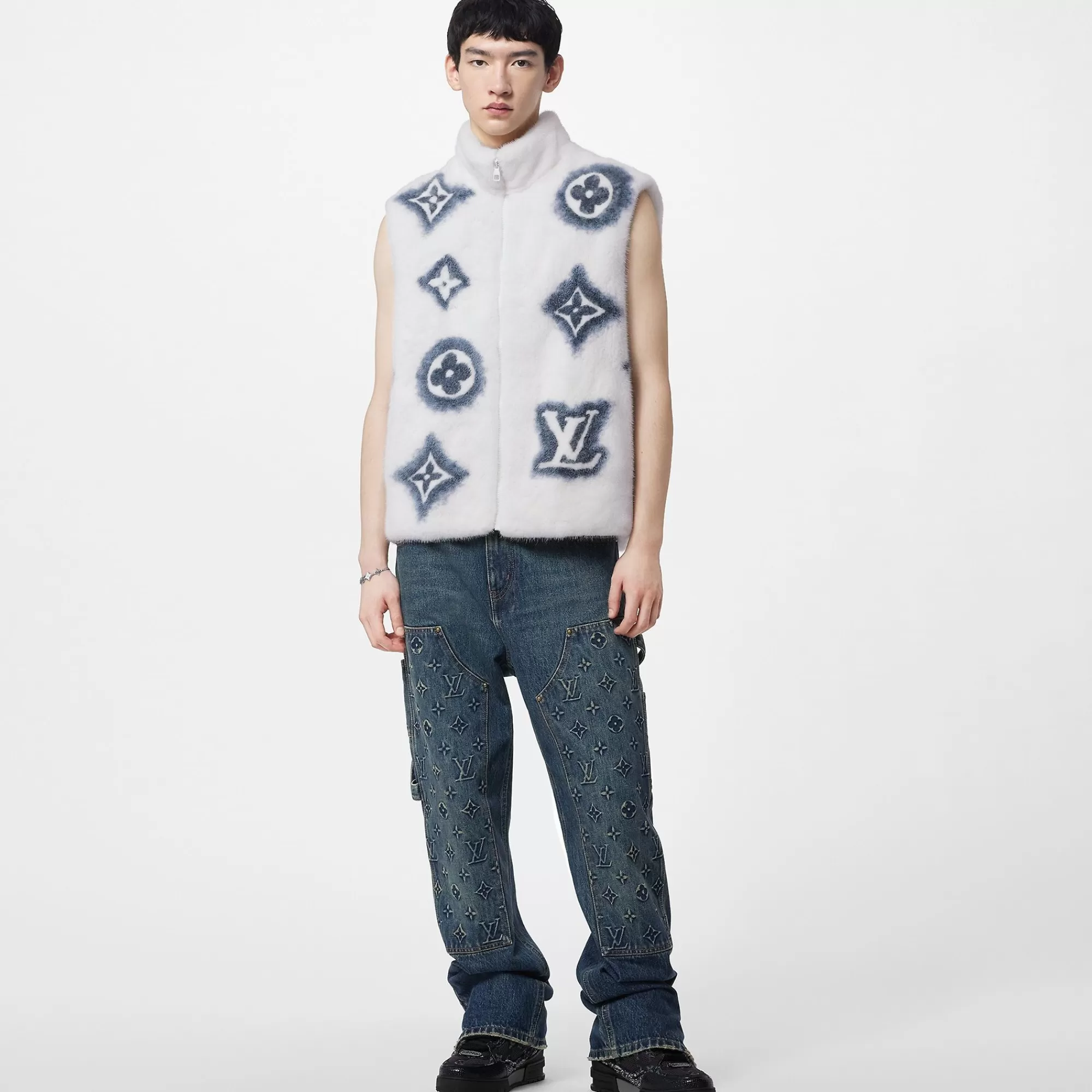 Best Louis Vuitton Monogram Mink Gilet