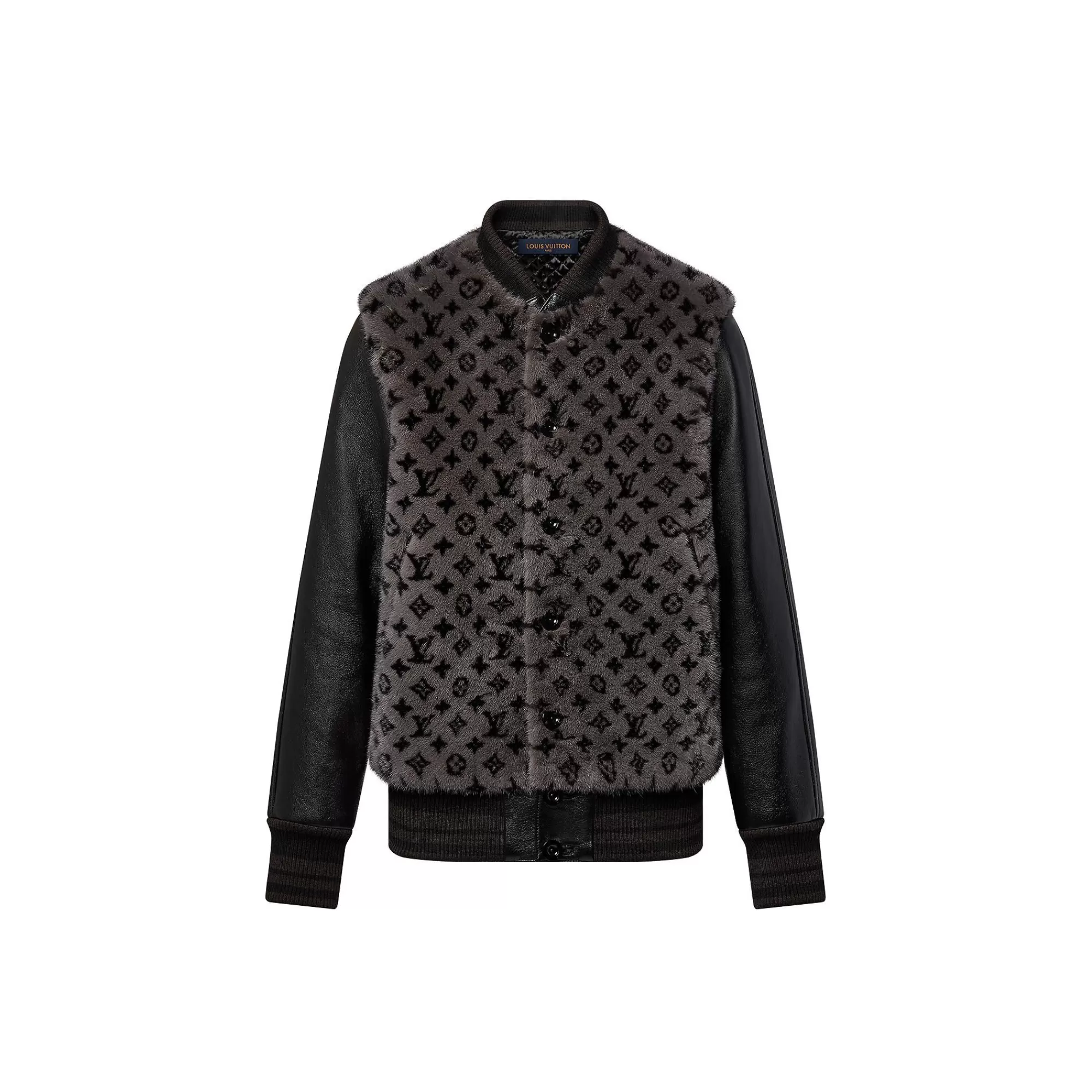 Best Louis Vuitton Monogram Mink Varsity Jacket