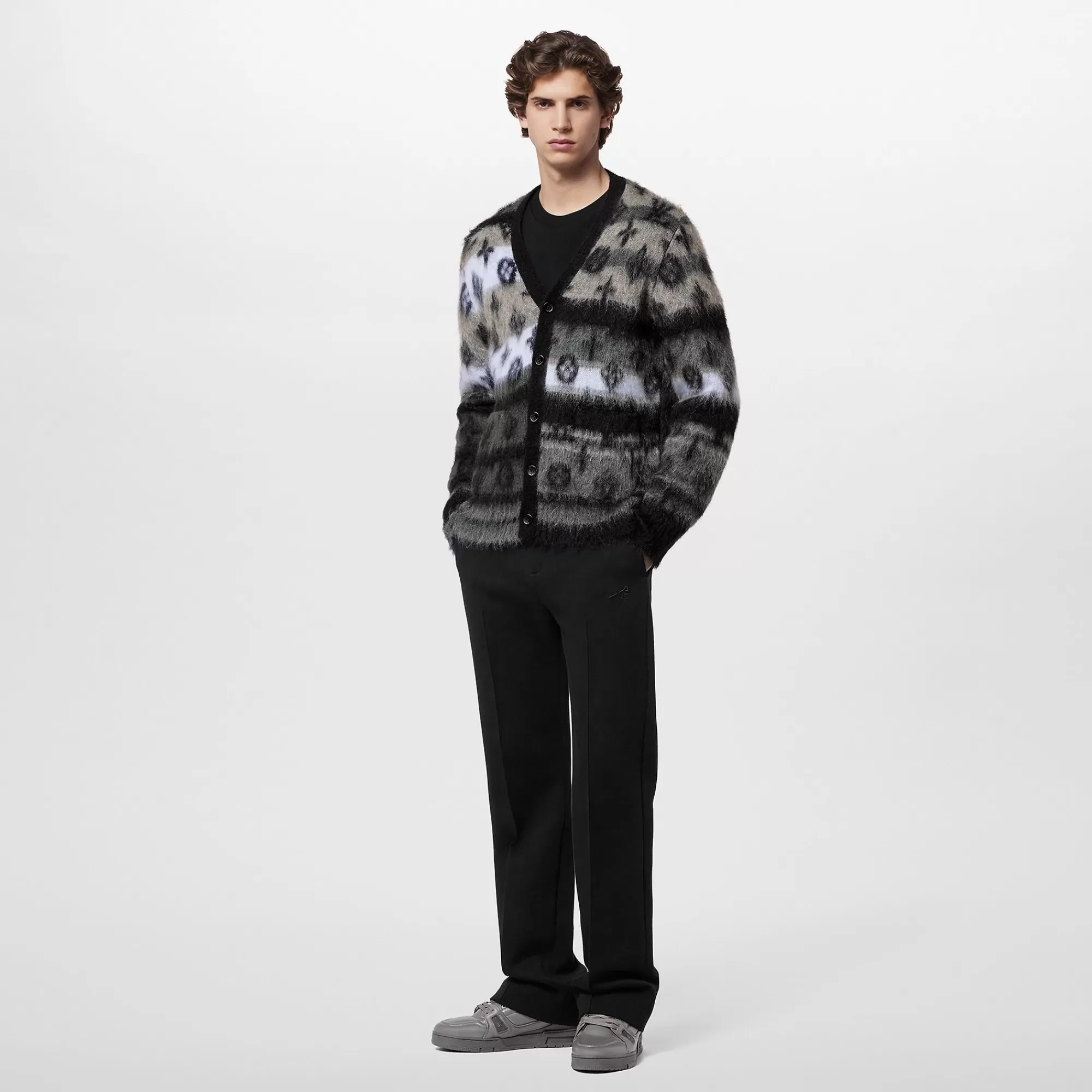 Discount Louis Vuitton Monogram Mohair Cardigan