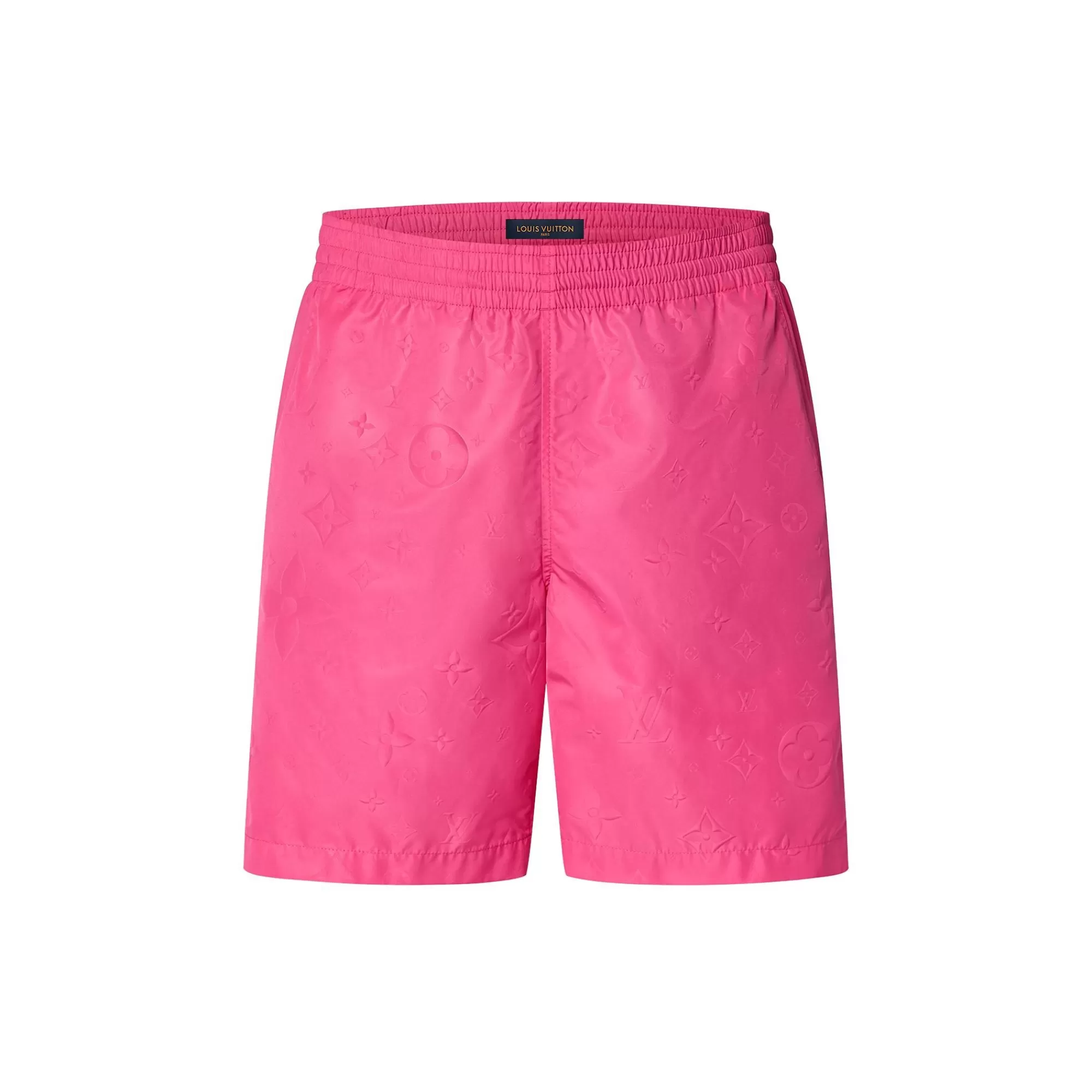 Cheap Louis Vuitton Monogram Nylon Swim Board Shorts Pink
