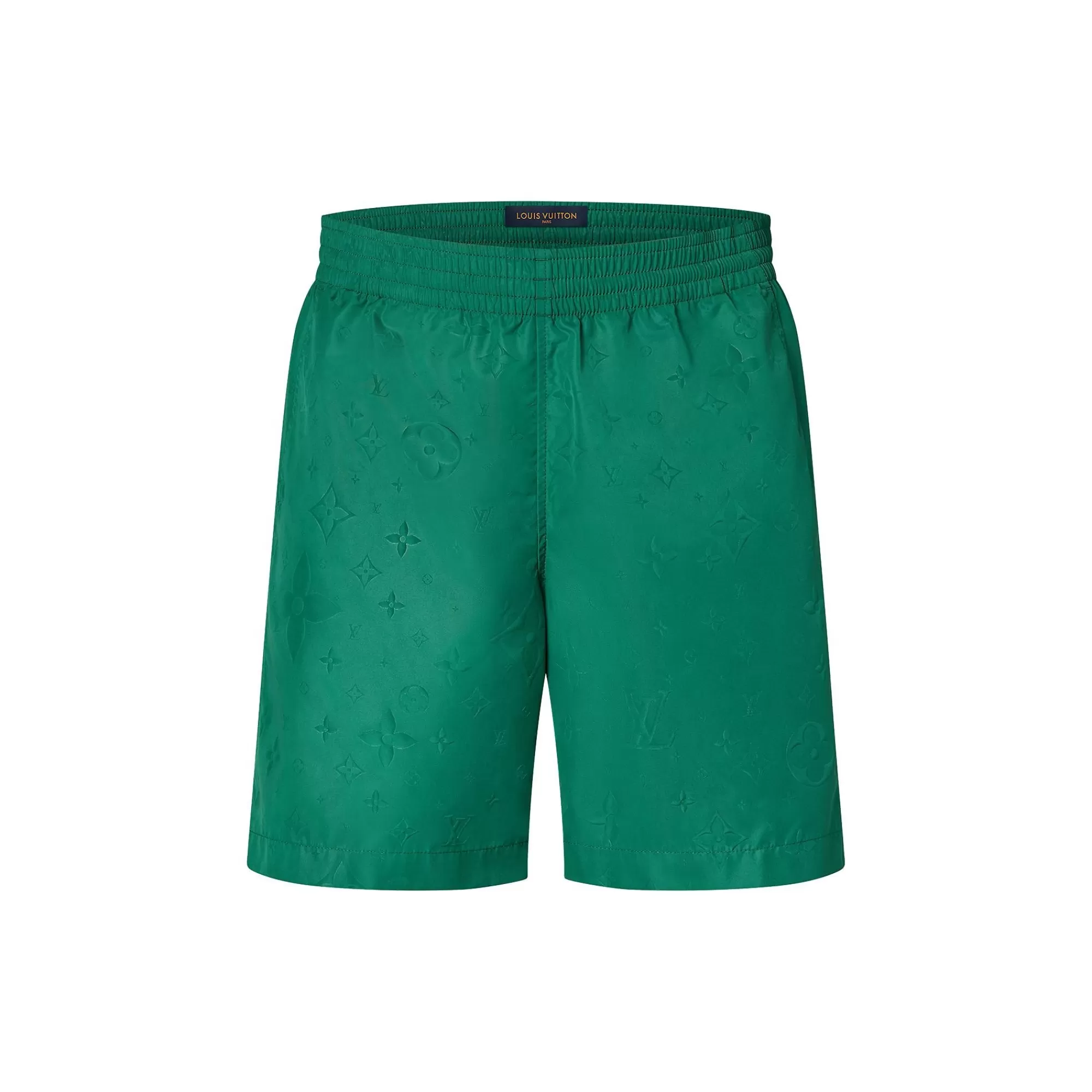 Fashion Louis Vuitton Monogram Nylon Swim Board Shorts Green