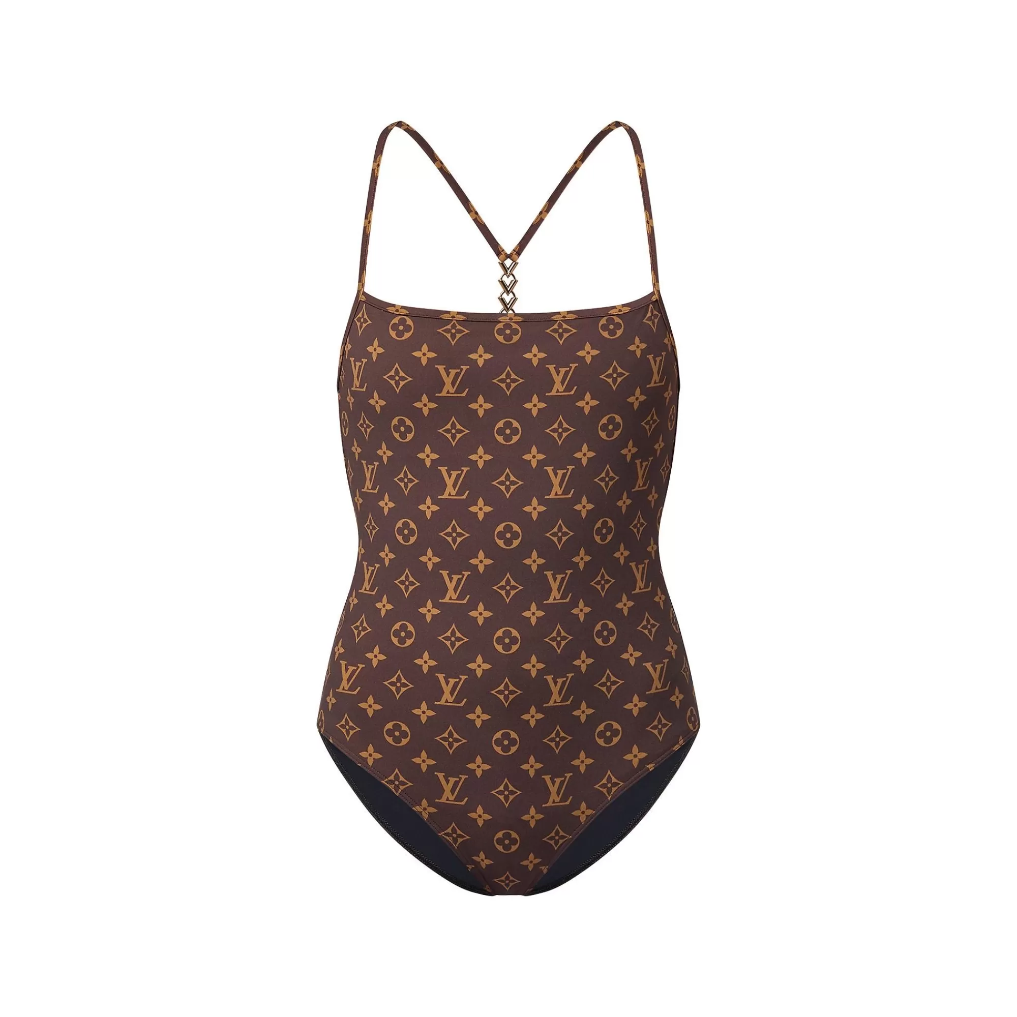 Outlet Louis Vuitton Monogram One-Piece Swimsuit