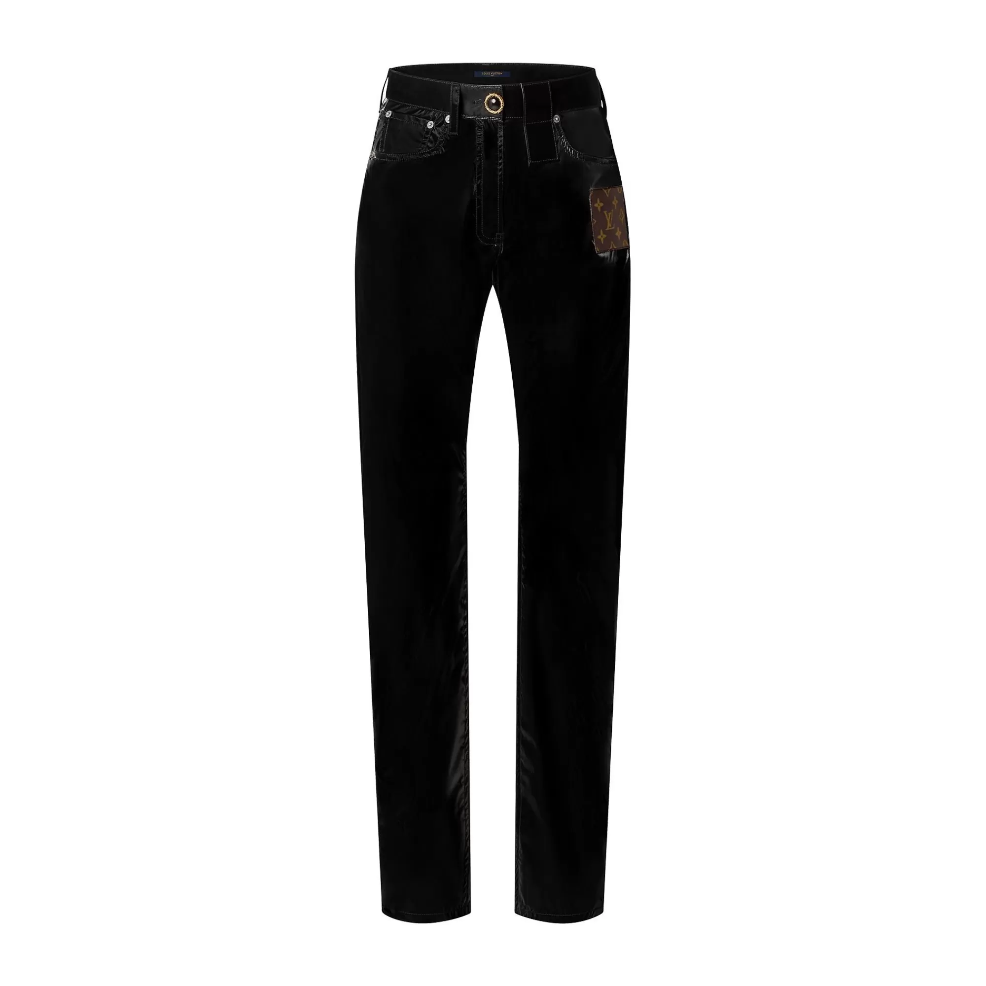 Online Louis Vuitton Monogram Patch Stretch Nylon Pants