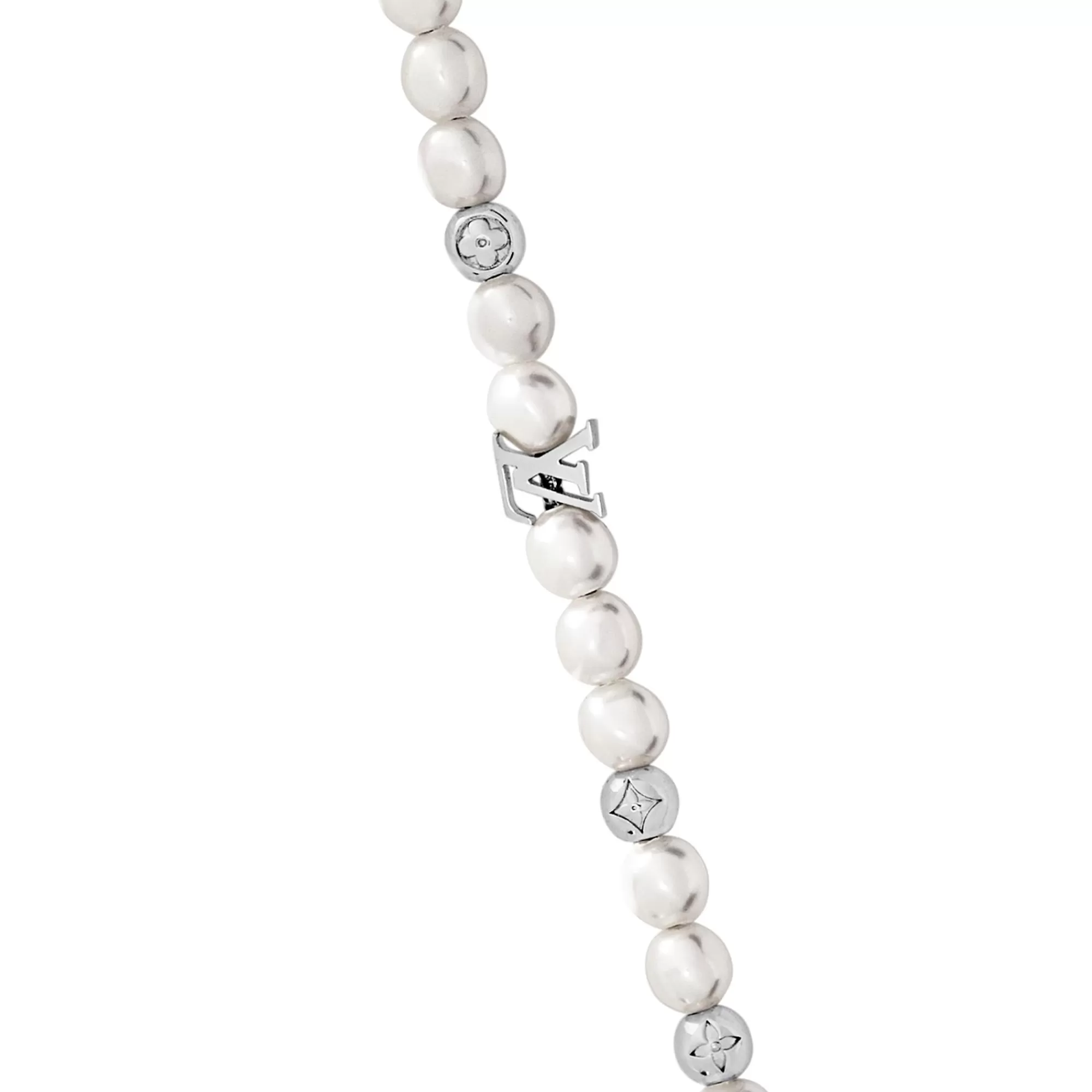 Fashion Louis Vuitton Monogram Pearls Necklace