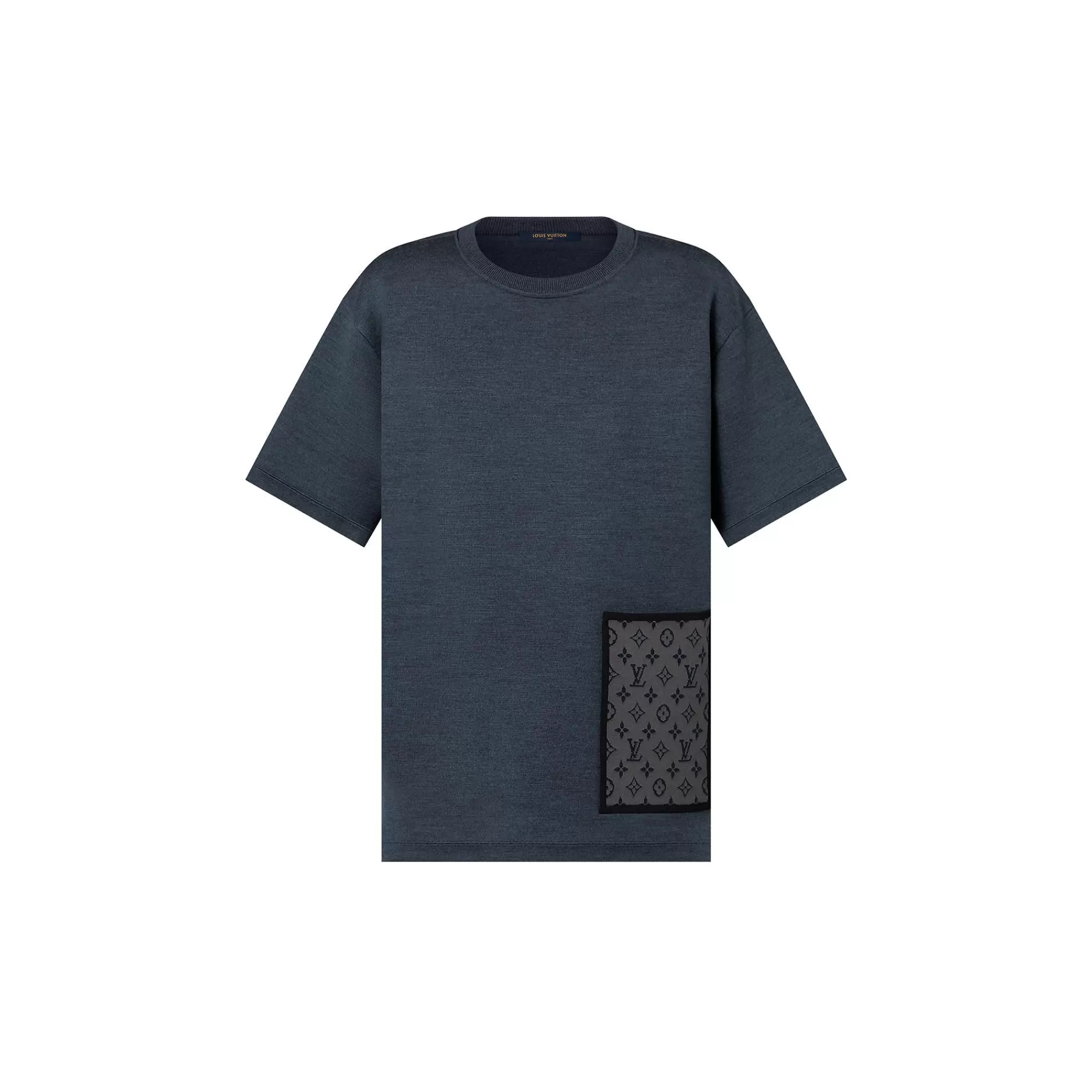 Outlet Louis Vuitton Monogram Pocket Knit T-Shirt