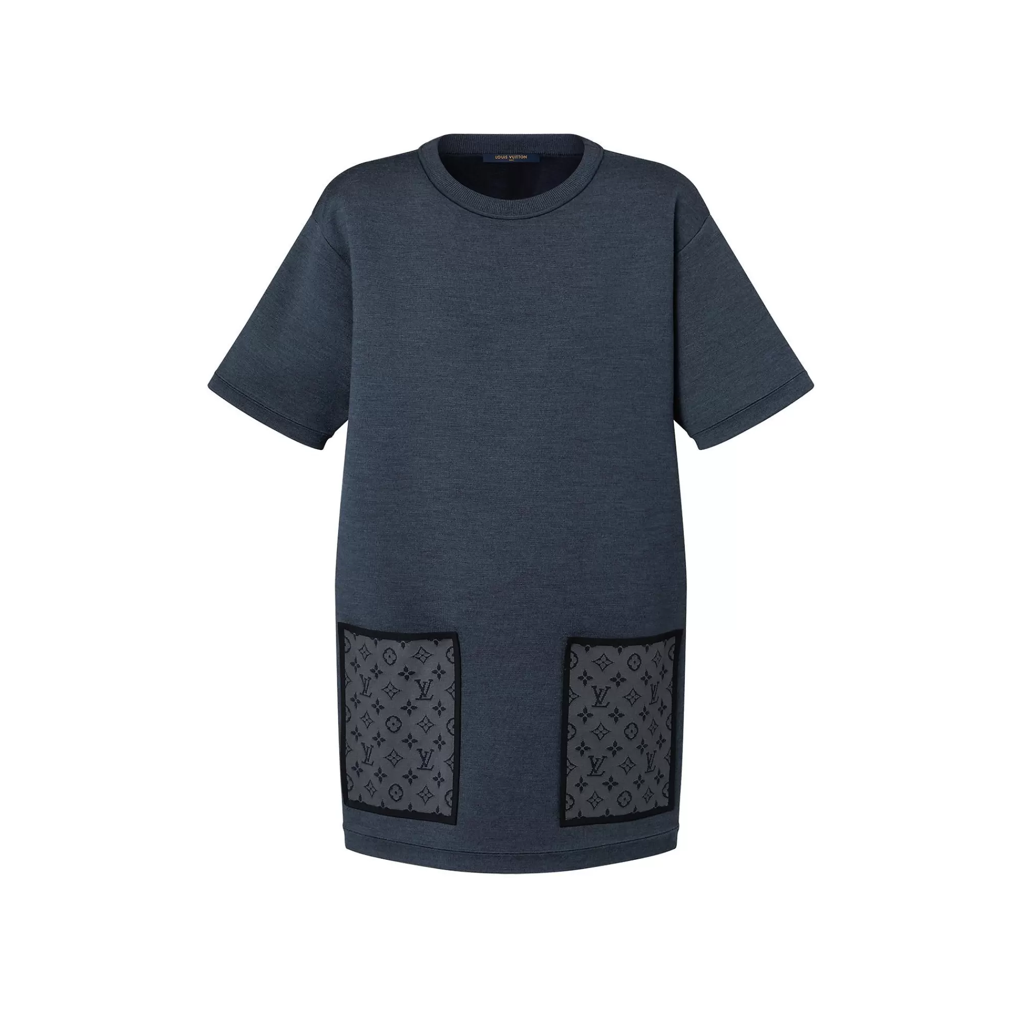 Fashion Louis Vuitton Monogram Pocket Knit T-Shirt Dress