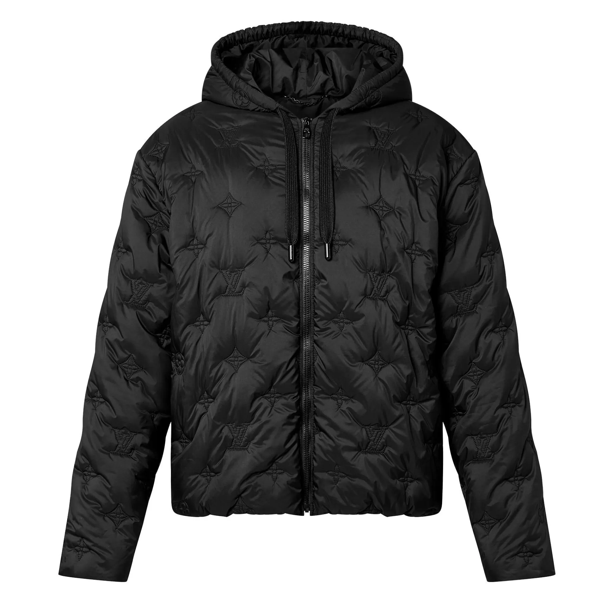 Cheap Louis Vuitton Monogram Quilted Hooded Blouson