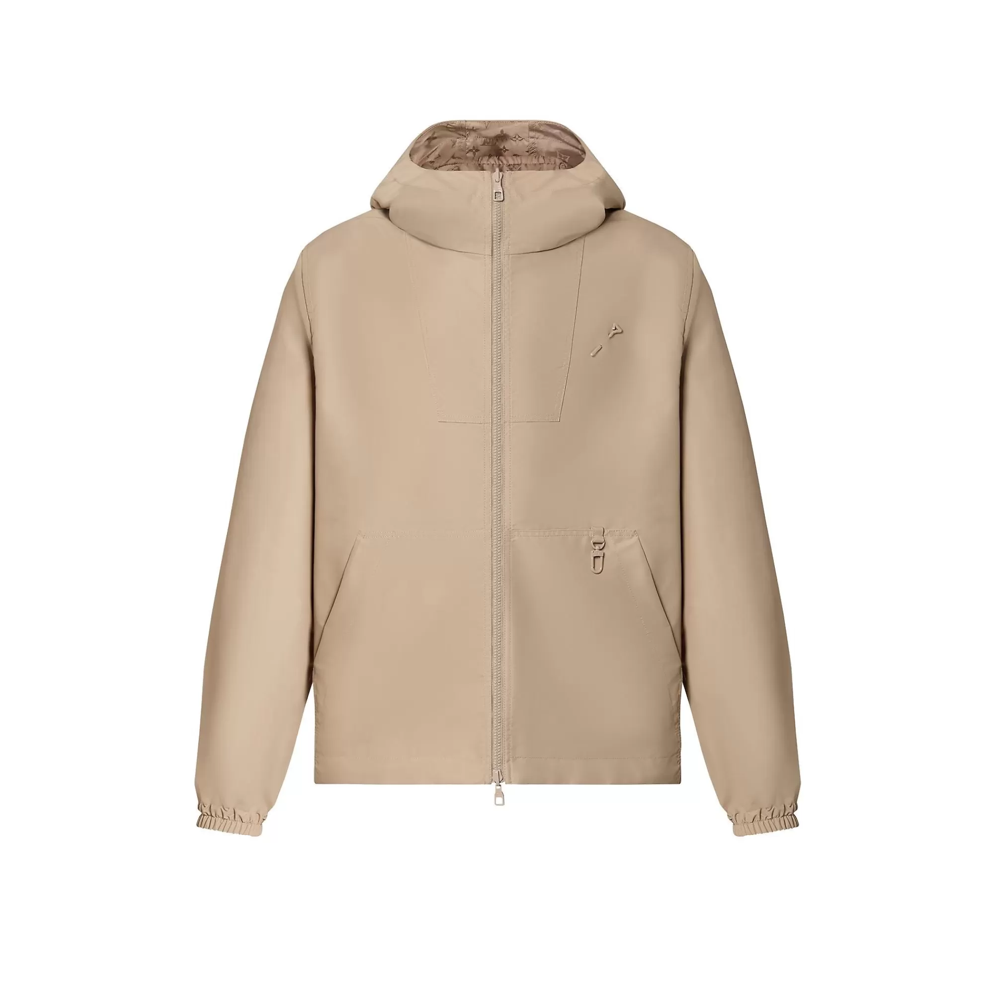Sale Louis Vuitton Monogram Reversible Nylon Windbreaker Beige