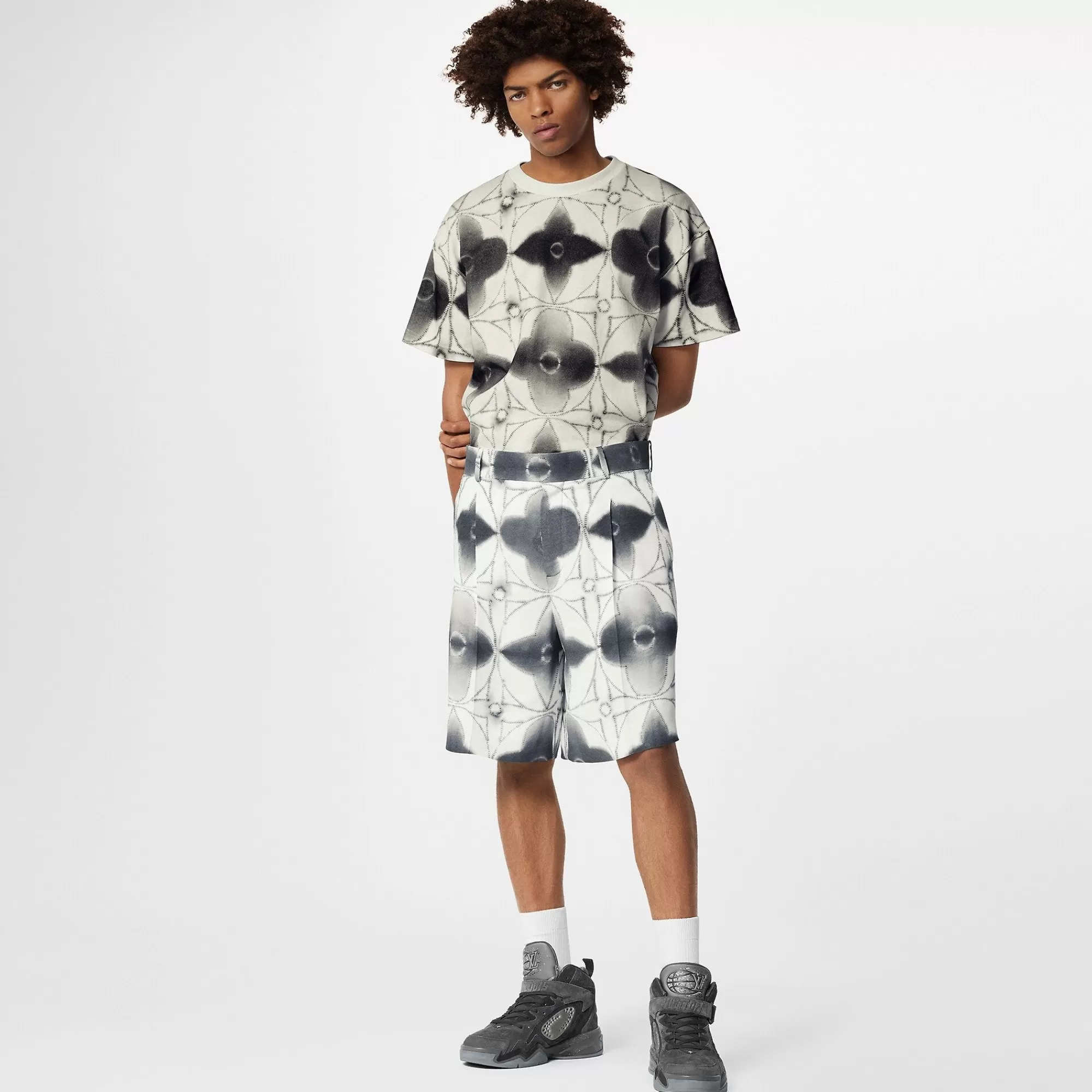 Hot Louis Vuitton Monogram Shibori Tailored Shorts