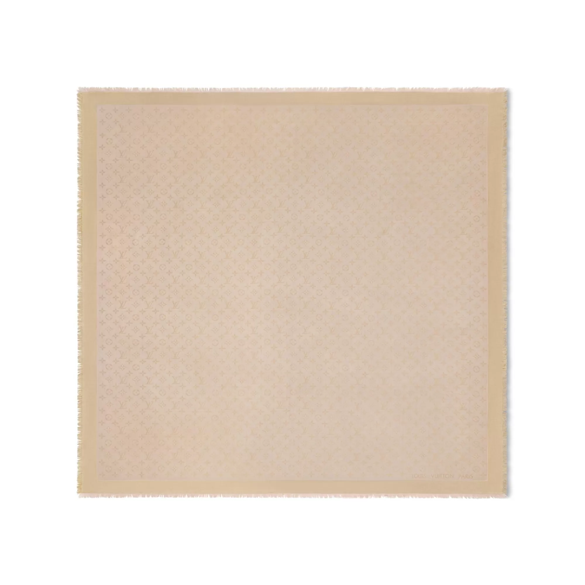 Online Louis Vuitton Monogram Shine Shawl Beige Gold
