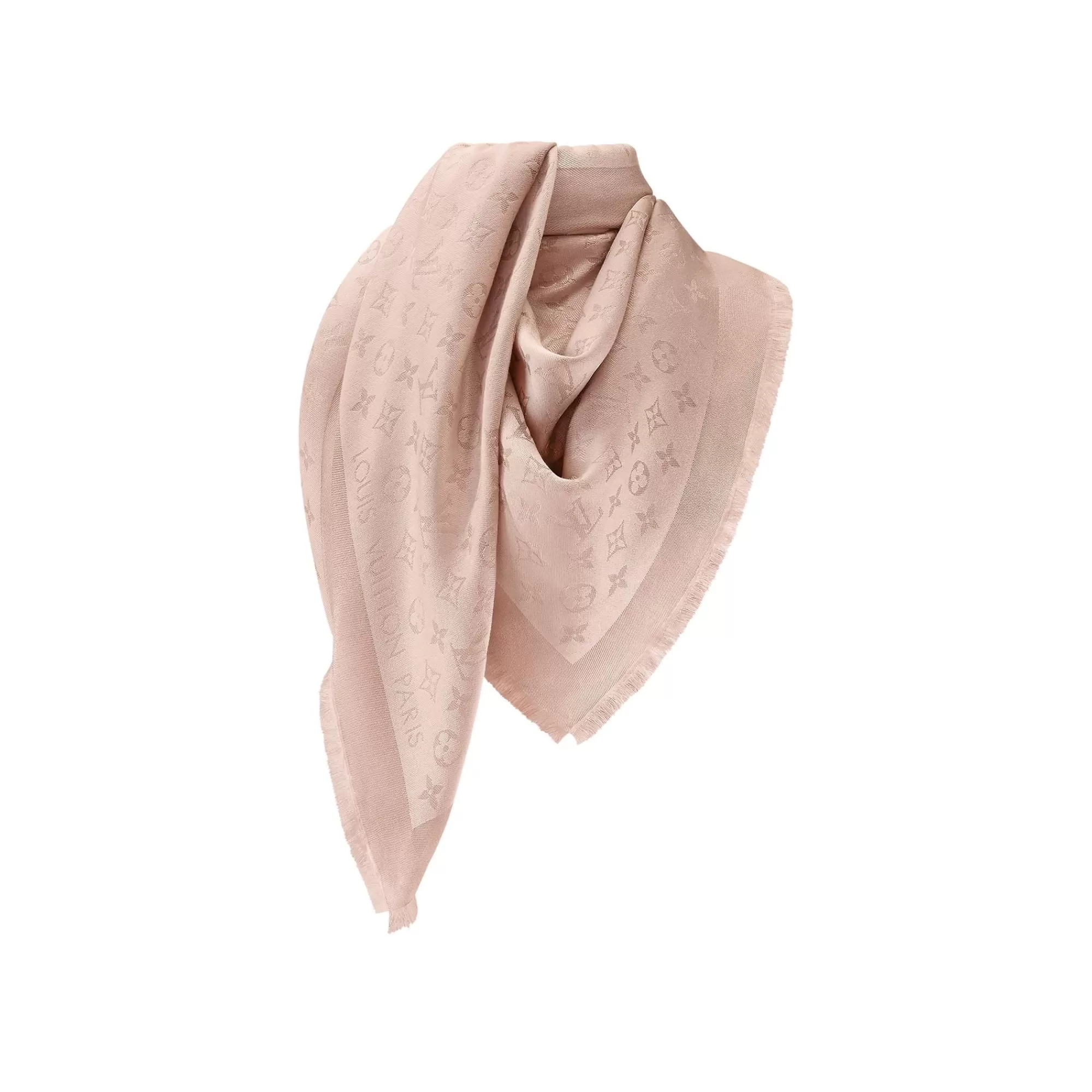 Cheap Louis Vuitton Monogram Shine Shawl Powder