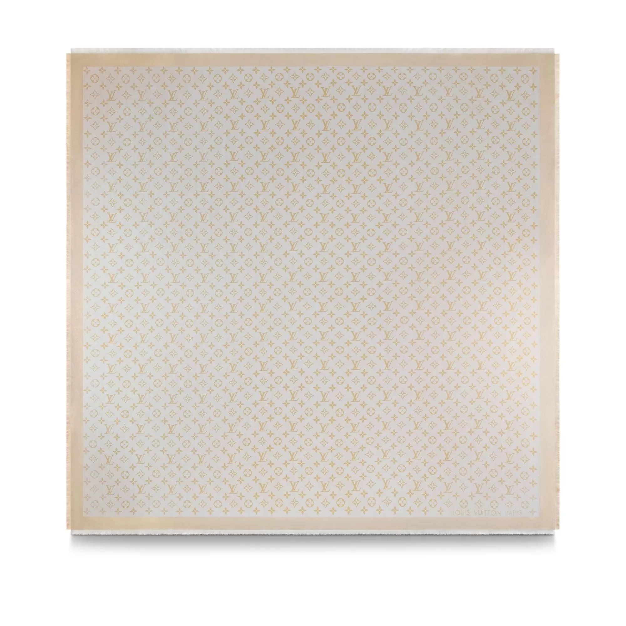 Discount Louis Vuitton Monogram Shine Shawl Greige
