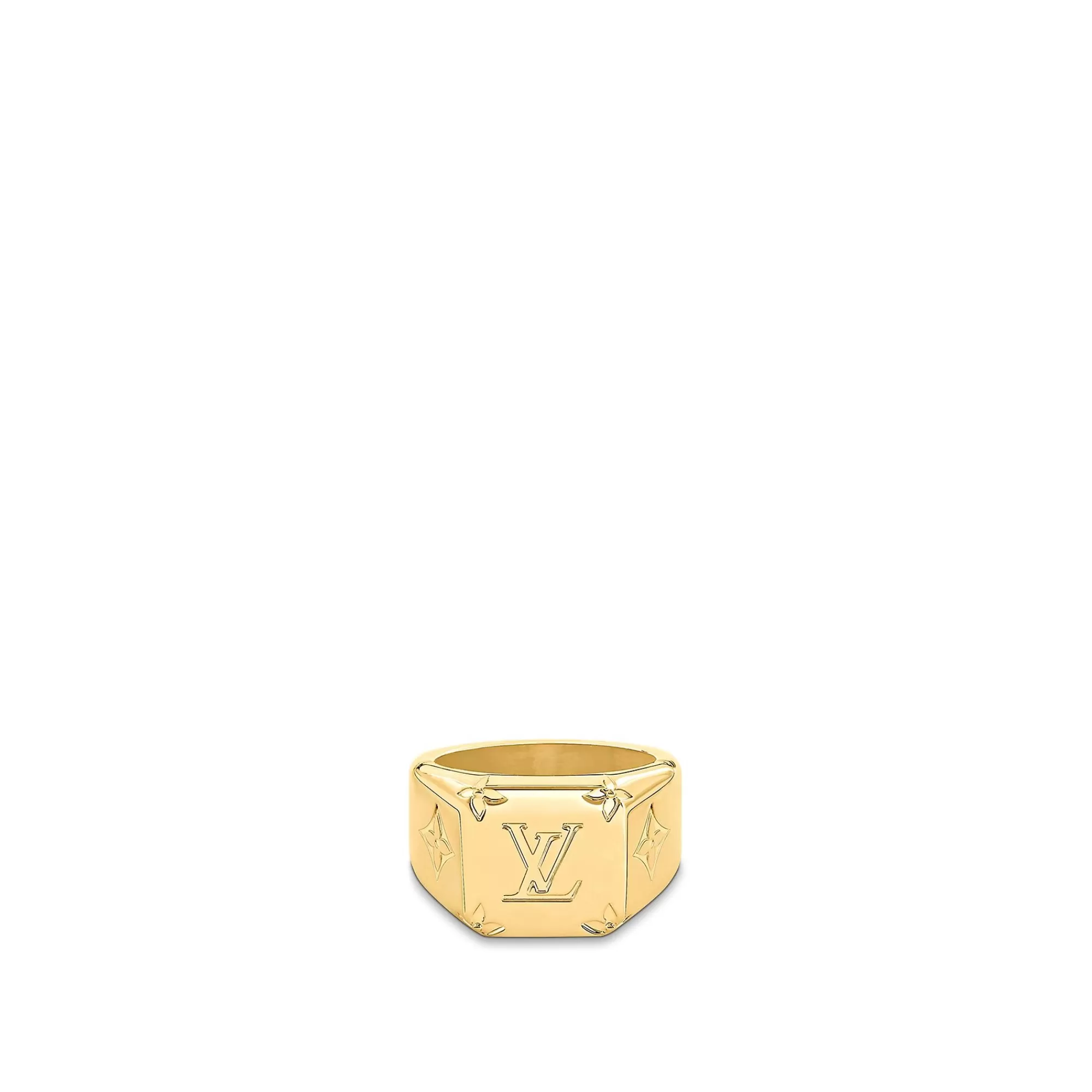 Shop Louis Vuitton Monogram Signet Ring
