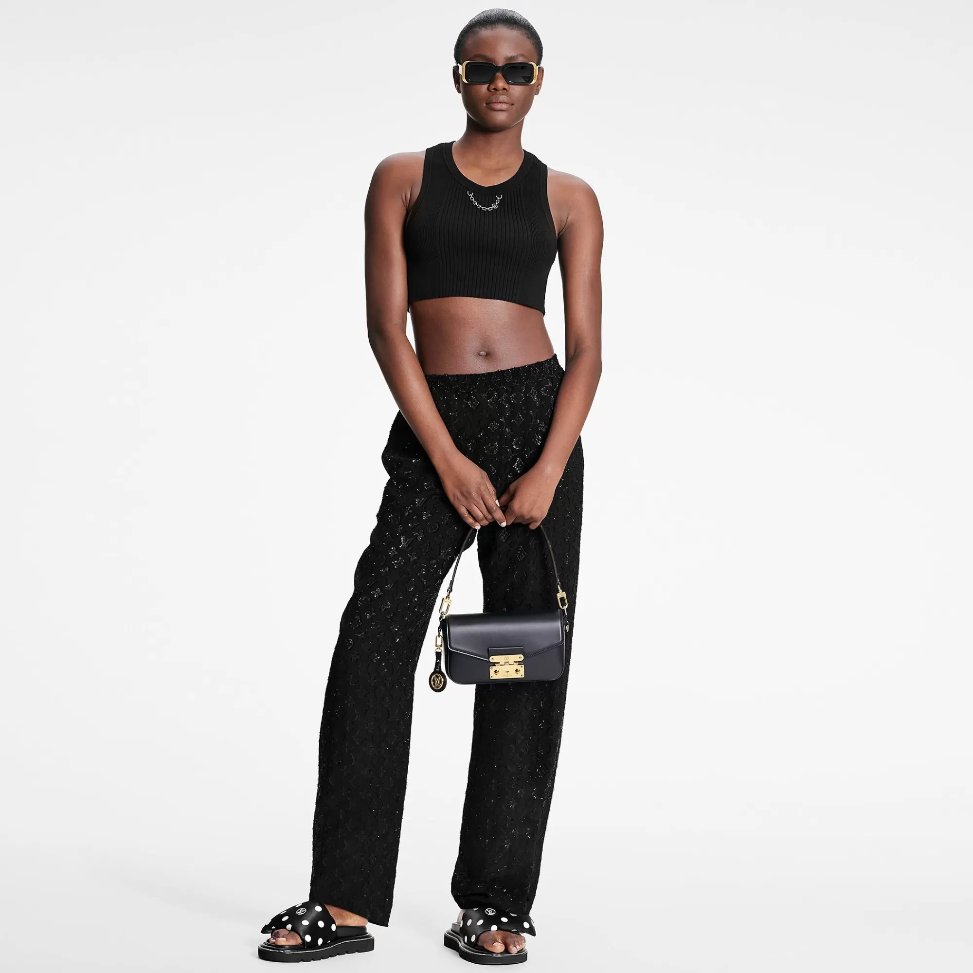 Outlet Louis Vuitton Monogram Sparkle Lounge Pants