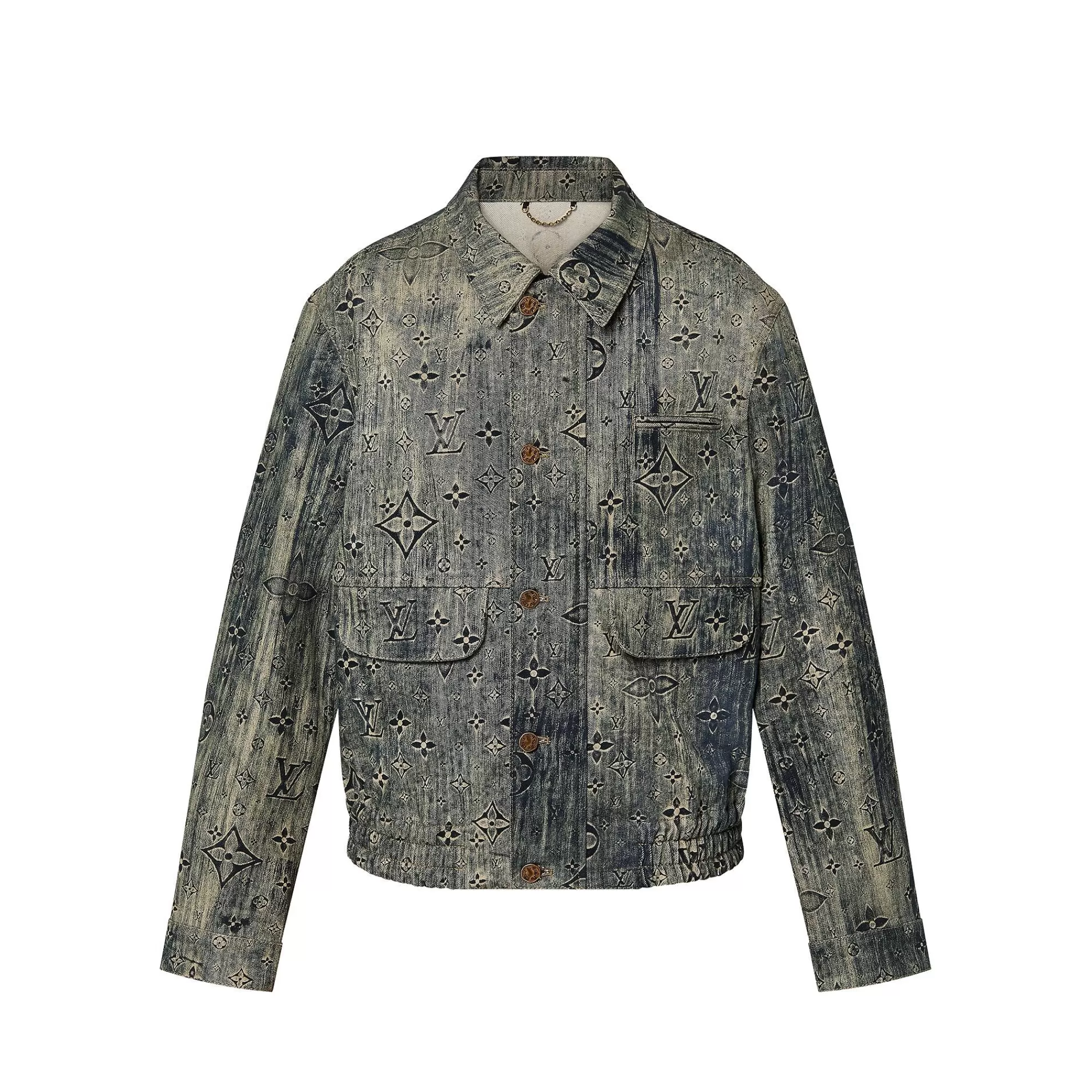 New Louis Vuitton Monogram Tailored Denim Jacket