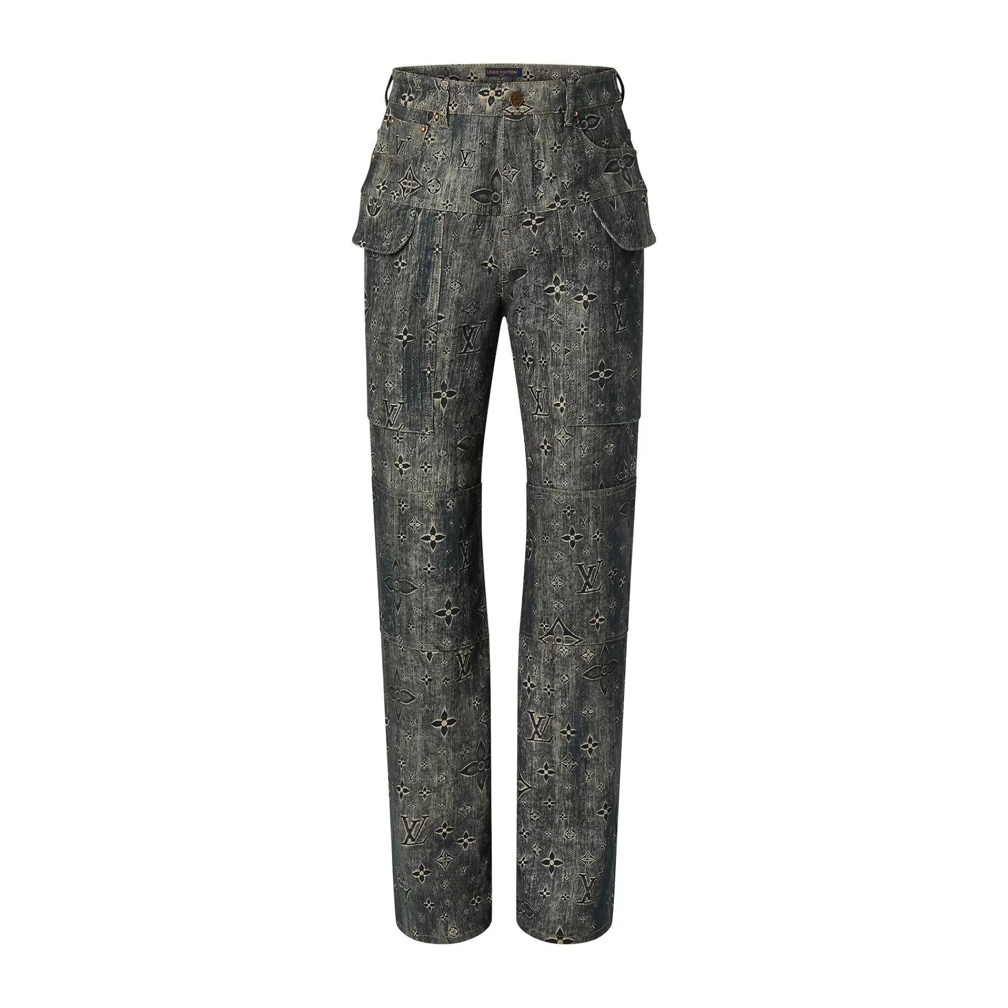 Cheap Louis Vuitton Monogram Tailored Denim Pants