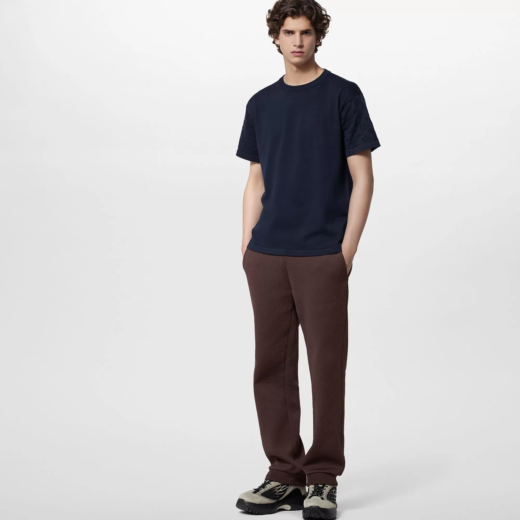 Online Louis Vuitton Monogram Technical Jogpants Brown