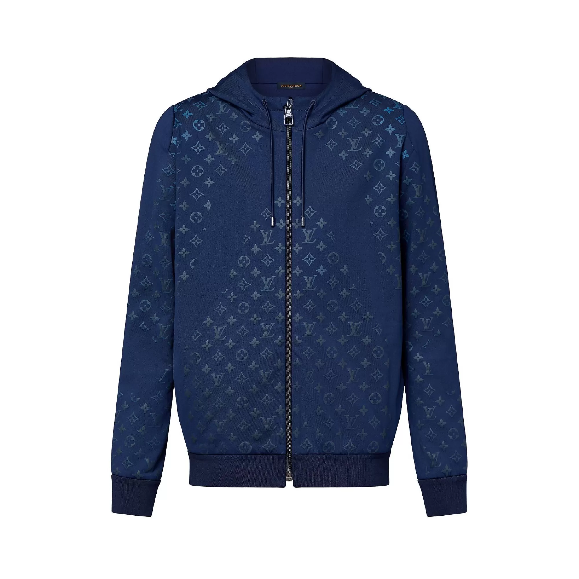 Cheap Louis Vuitton Monogram Technical Zip Through Hoodie
