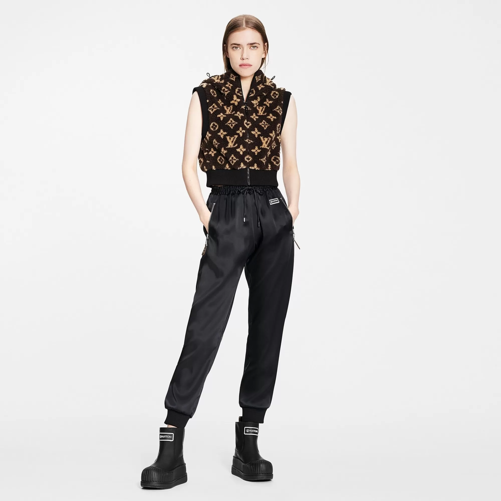 Best Louis Vuitton Monogram Teddy Sleeveless Jacket