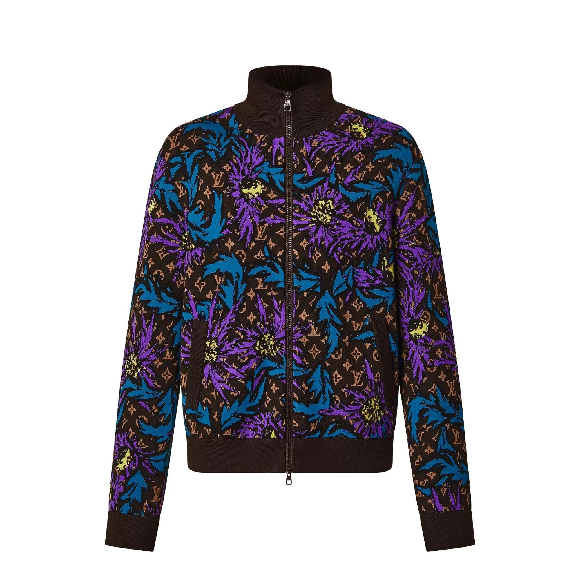 Outlet Louis Vuitton Monogram Thistle Zip-Through Jacket