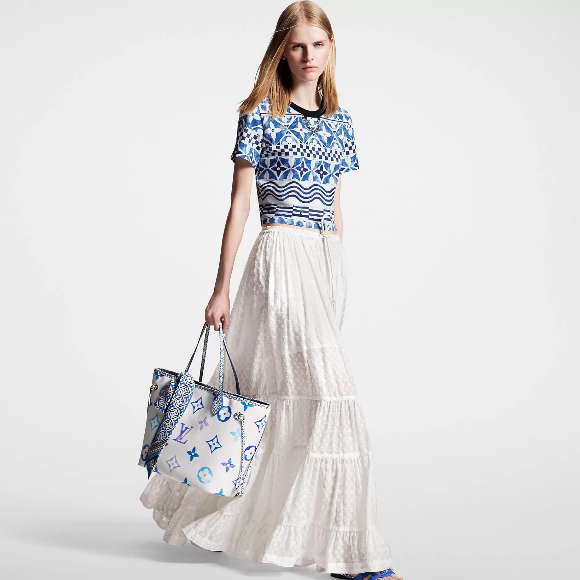 Best Louis Vuitton Monogram Tile Crop Top