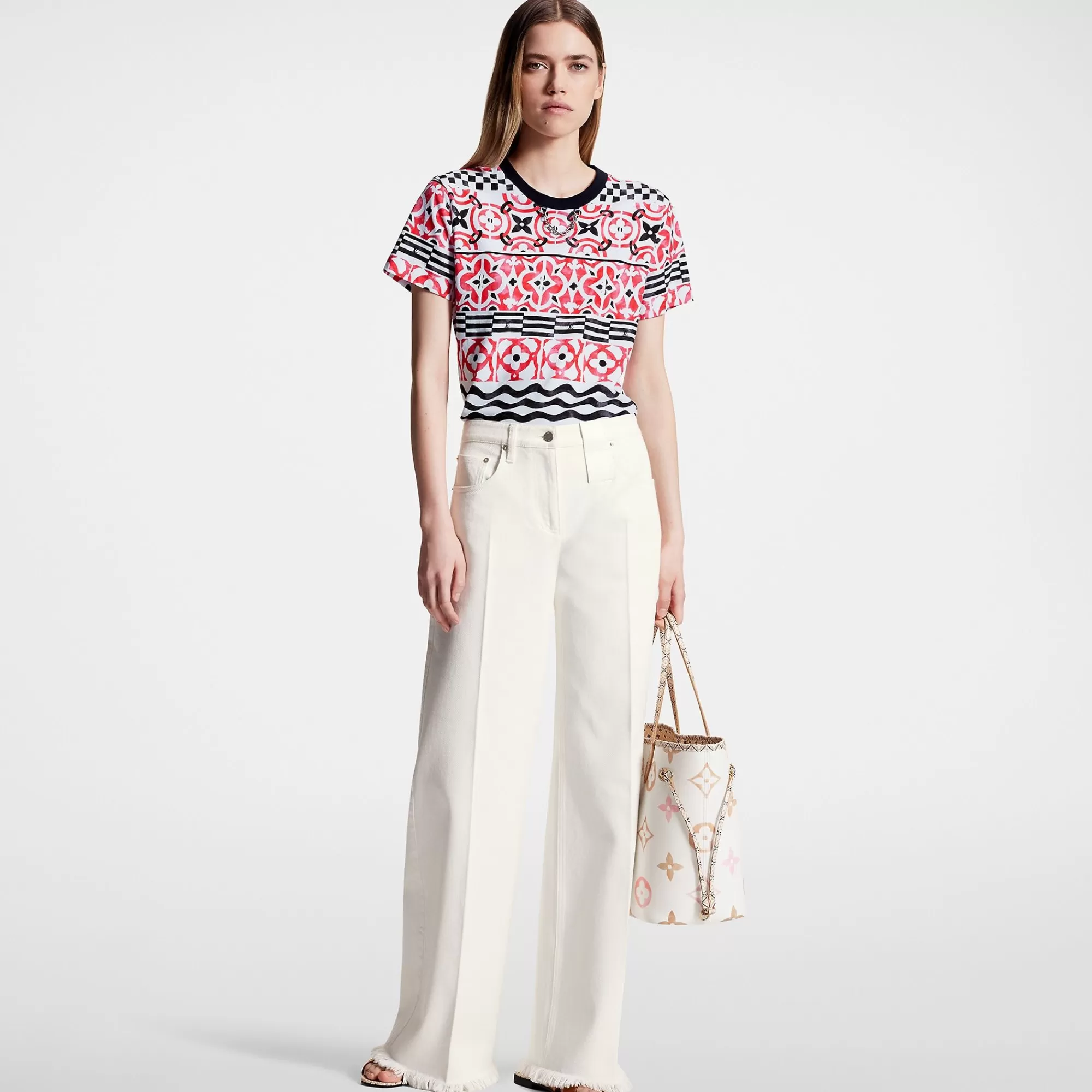Outlet Louis Vuitton Monogram Tile T-Shirt