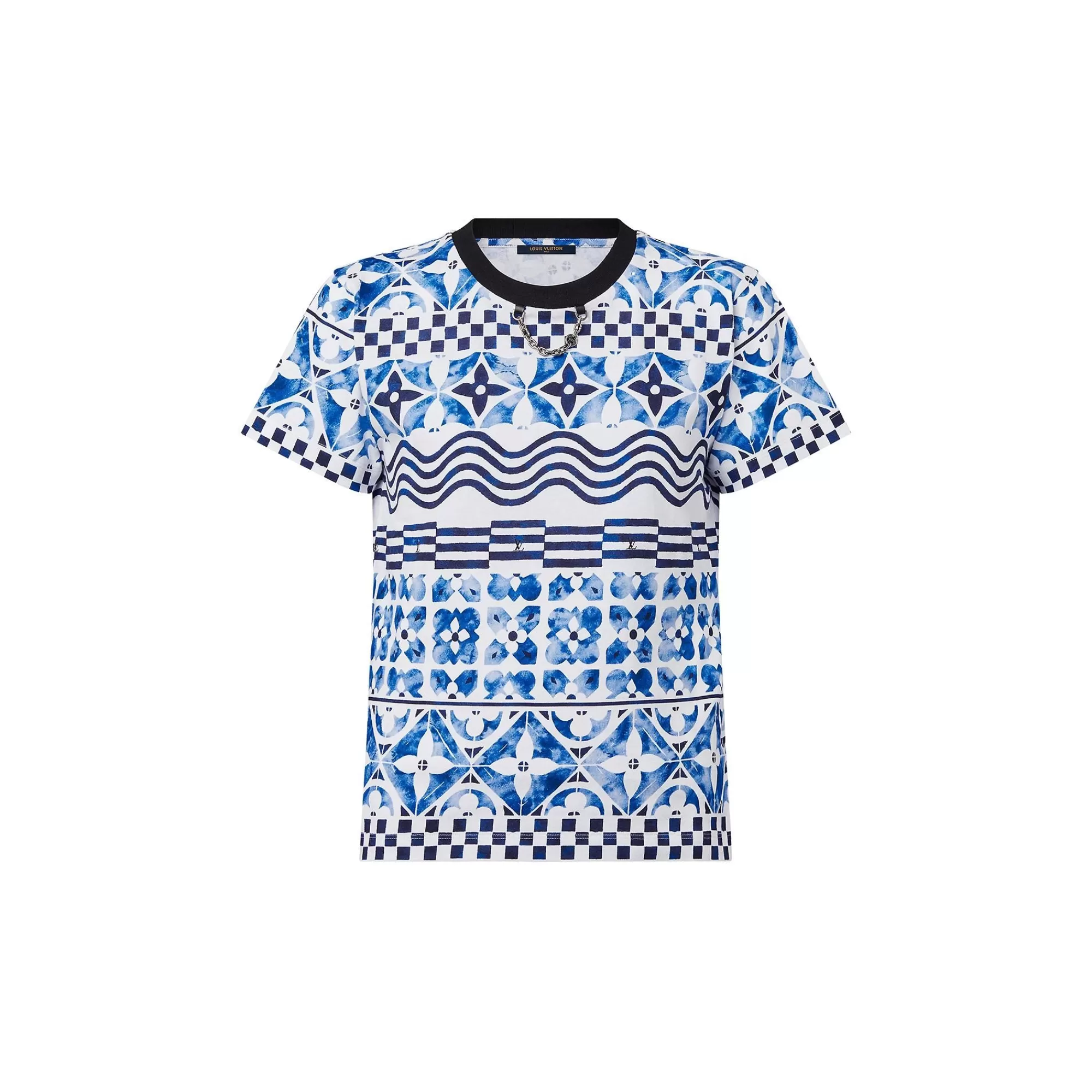 Clearance Louis Vuitton Monogram Tile T-Shirt