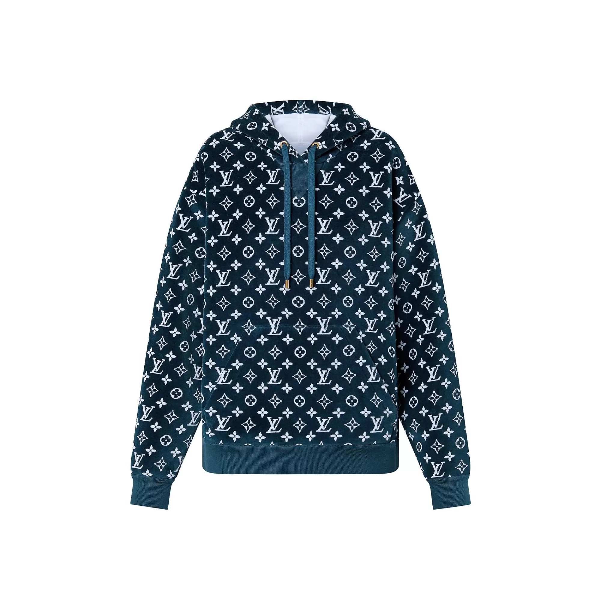 Shop Louis Vuitton Monogram Toweling Hoodie