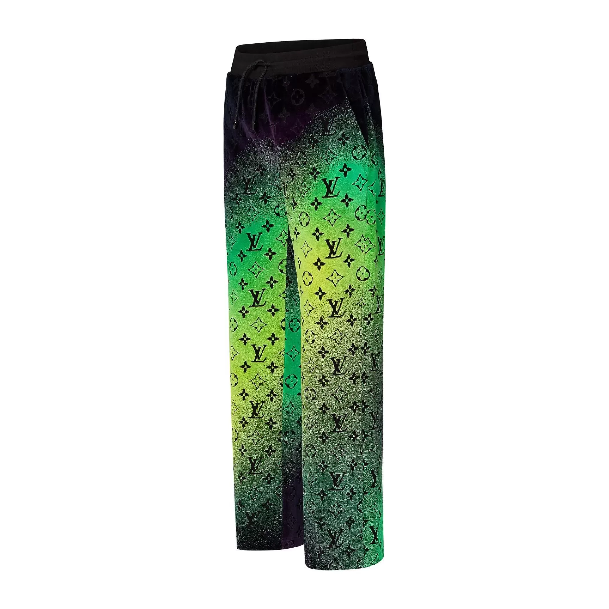 Cheap Louis Vuitton Monogram Velvet Trackpants