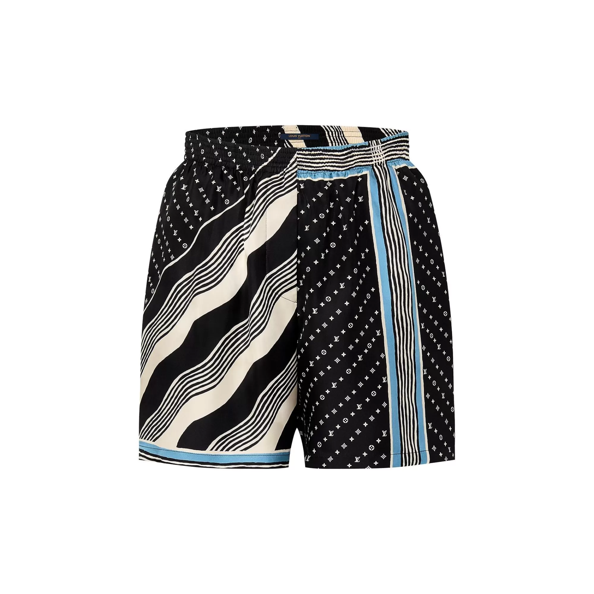 Discount Louis Vuitton Monogram Wave Pajama Shorts