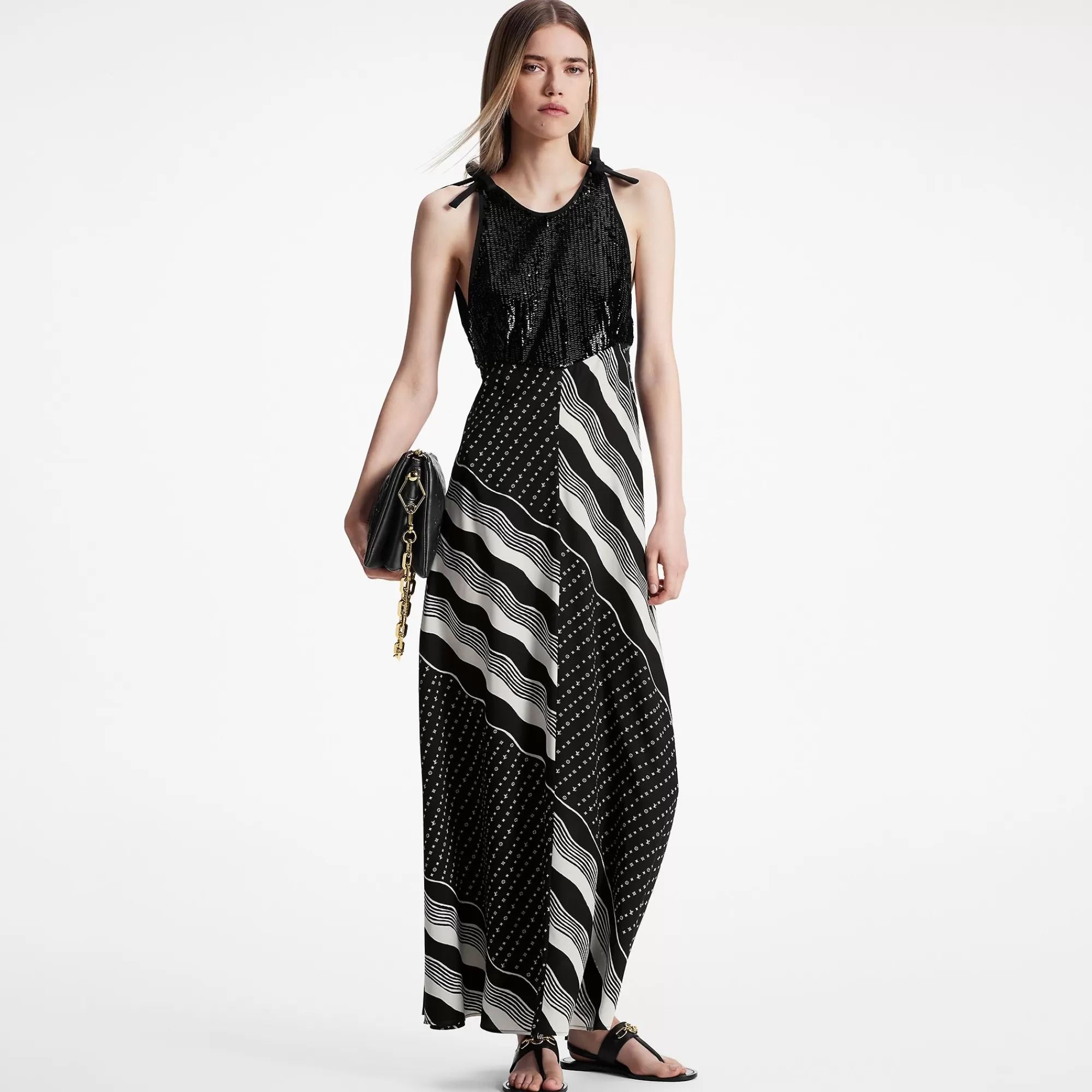 Best Louis Vuitton Monogram Waves Dress