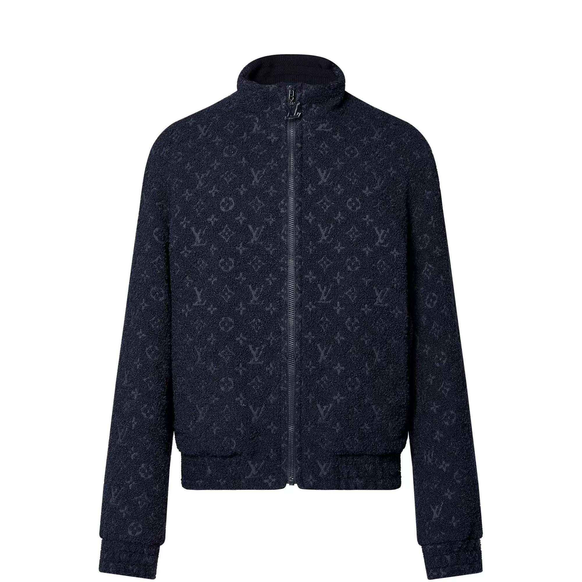 Discount Louis Vuitton Monogram Wool Bouclette Zipped Blouson
