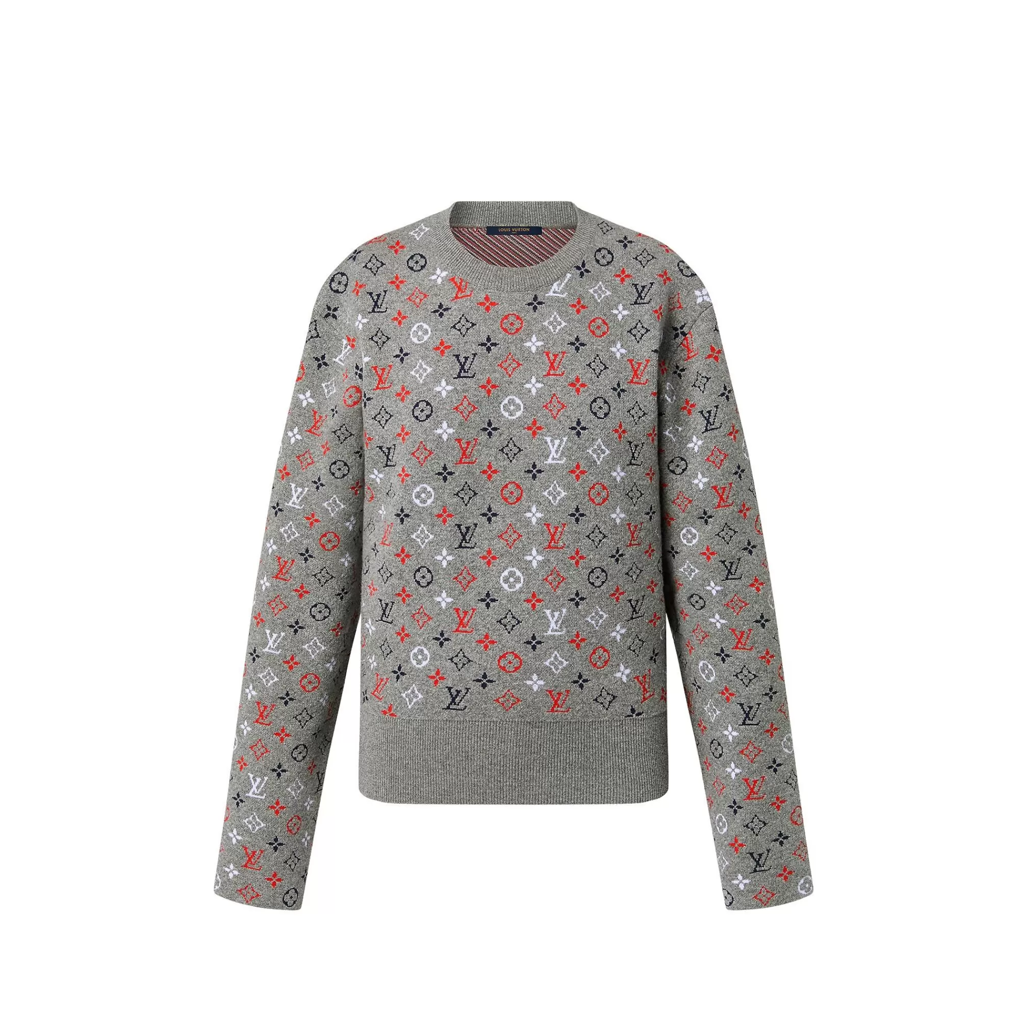 Store Louis Vuitton Multicolor Monogram Jacquard Pullover