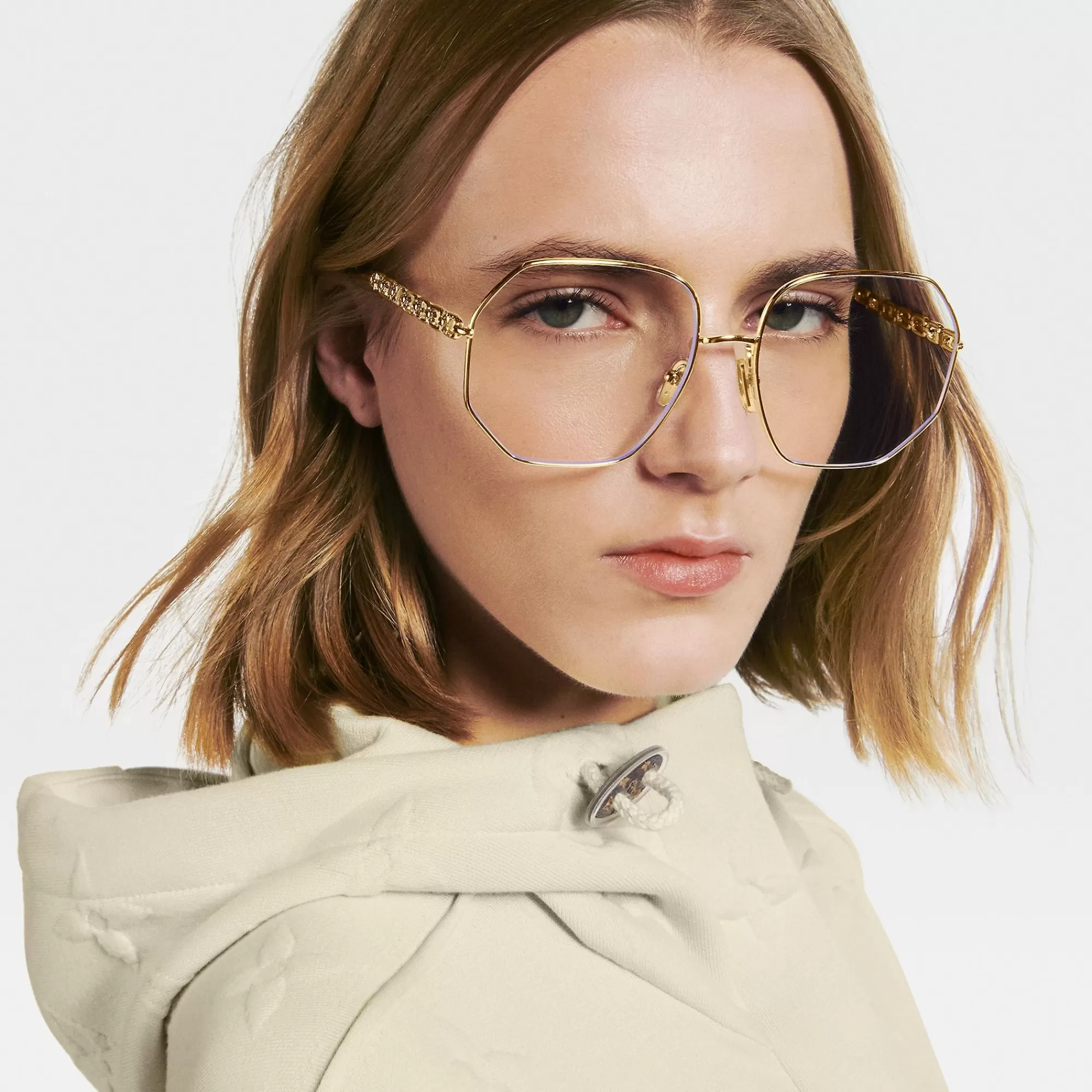 Best Sale Louis Vuitton My Lv Chain Round Sunglasses