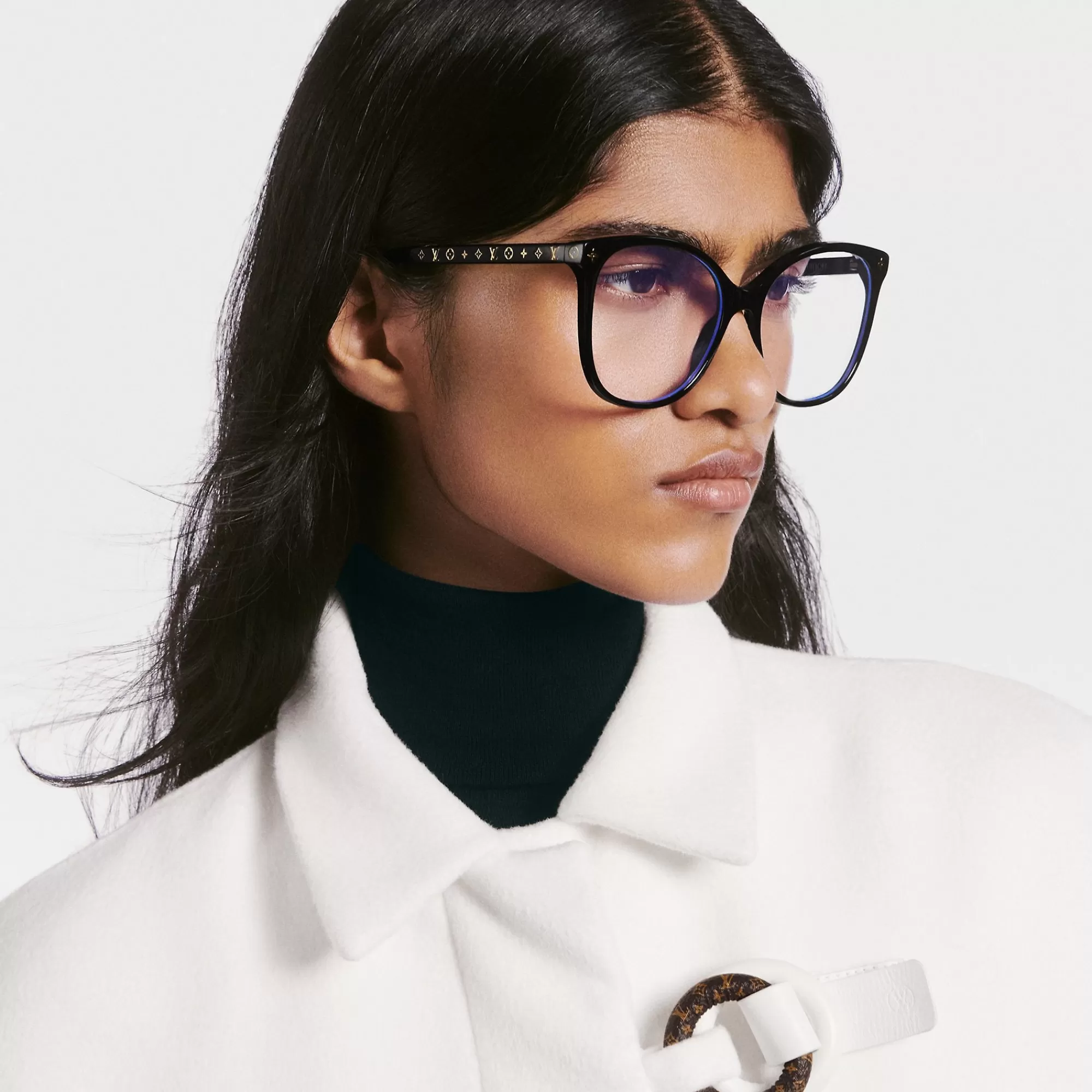 Cheap Louis Vuitton My Monogram Light Cat Eye Glasses Black