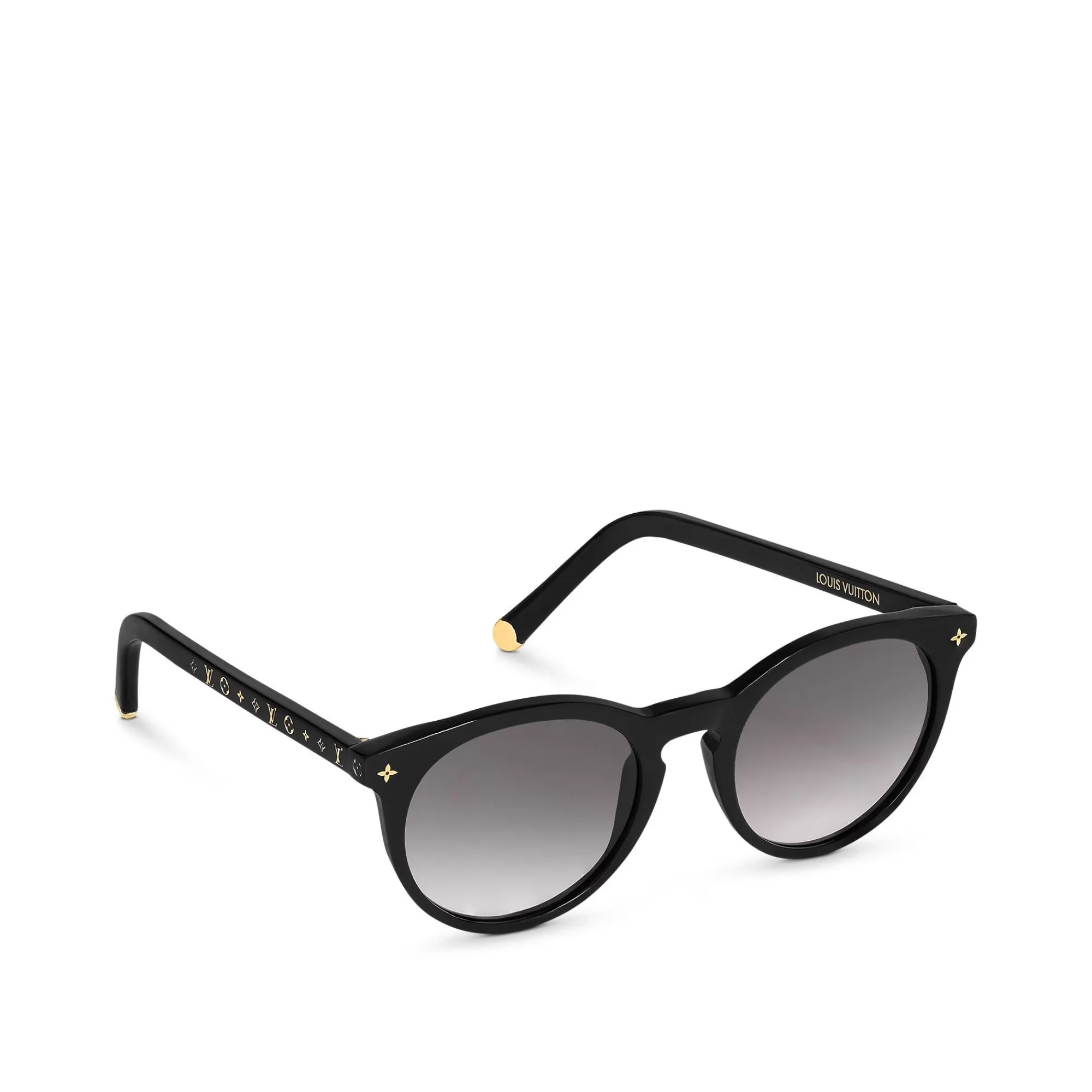 Best Louis Vuitton My Monogram Light Round Sunglasses Black