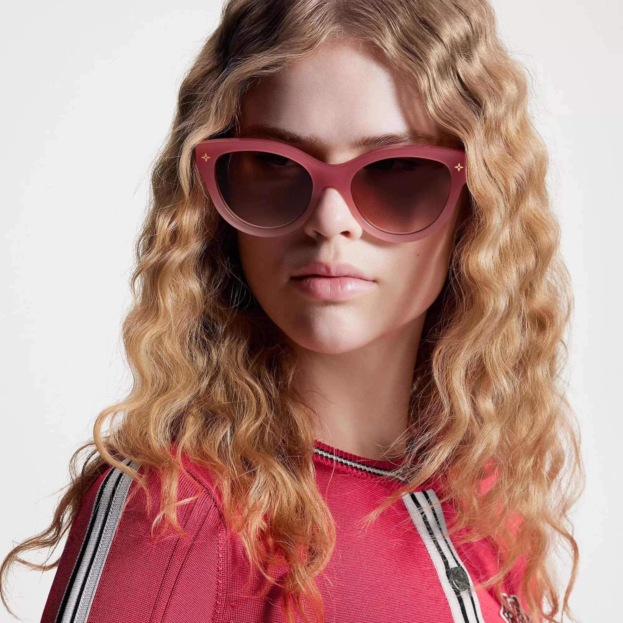Outlet Louis Vuitton My Monogram Soft Cat Eye Sunglasses Gradient Pink To Cream